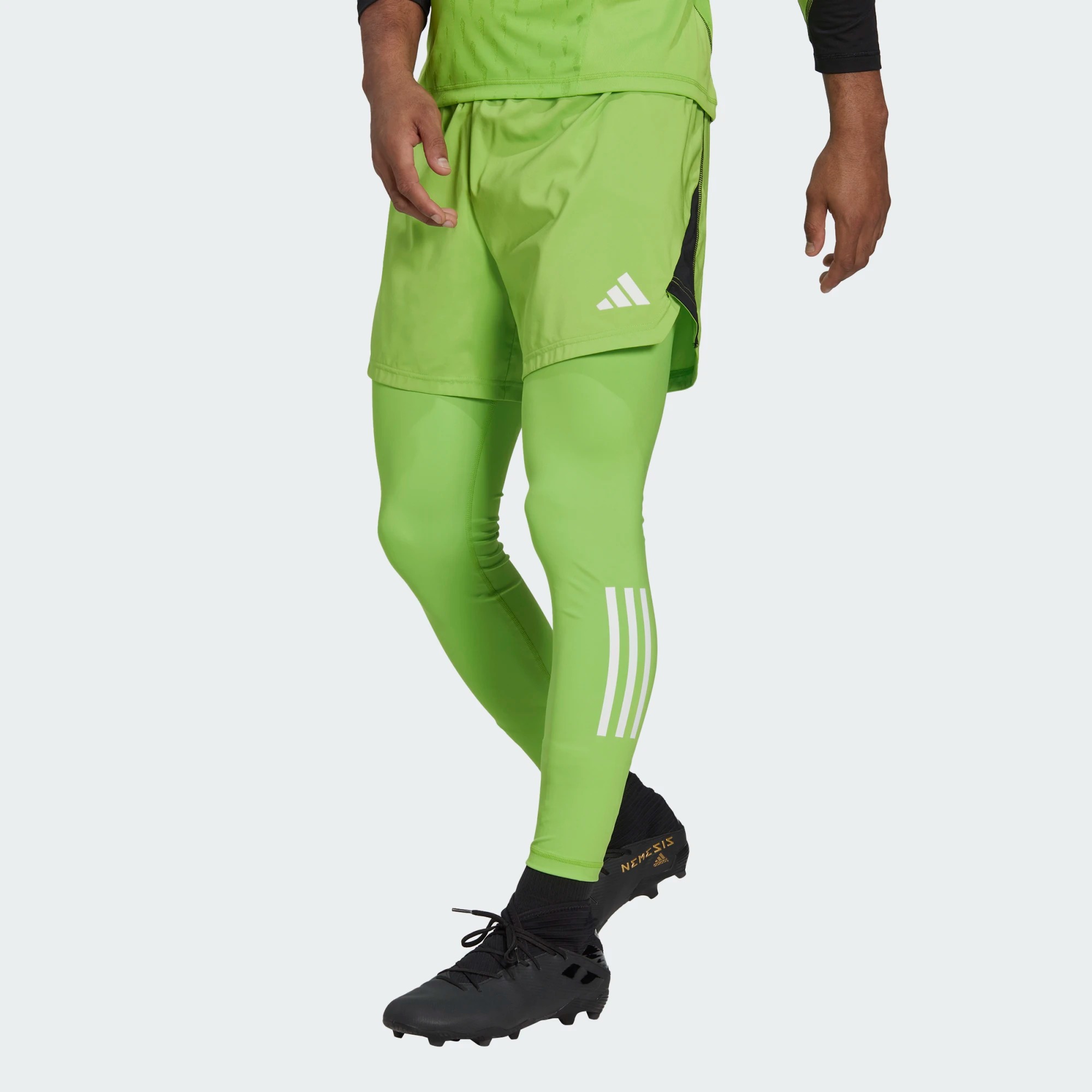 ADIDAS T23 PROMO GK TIGHT TEAM SEMI SOLAR GREEN/BLACK