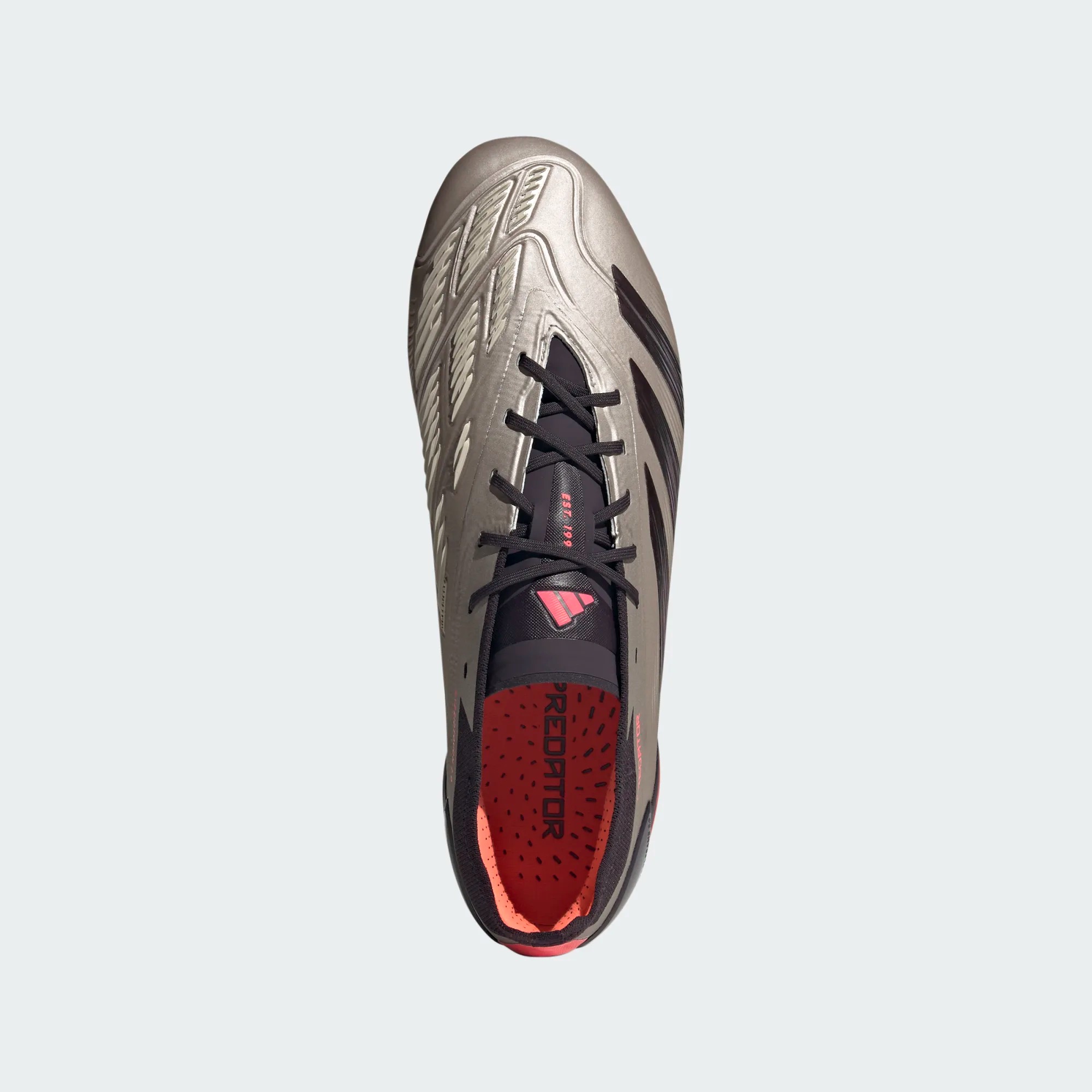 ADIDAS PREDATOR ELITE FG PLATIN METALLIC/AURORA BLACK/CARBON