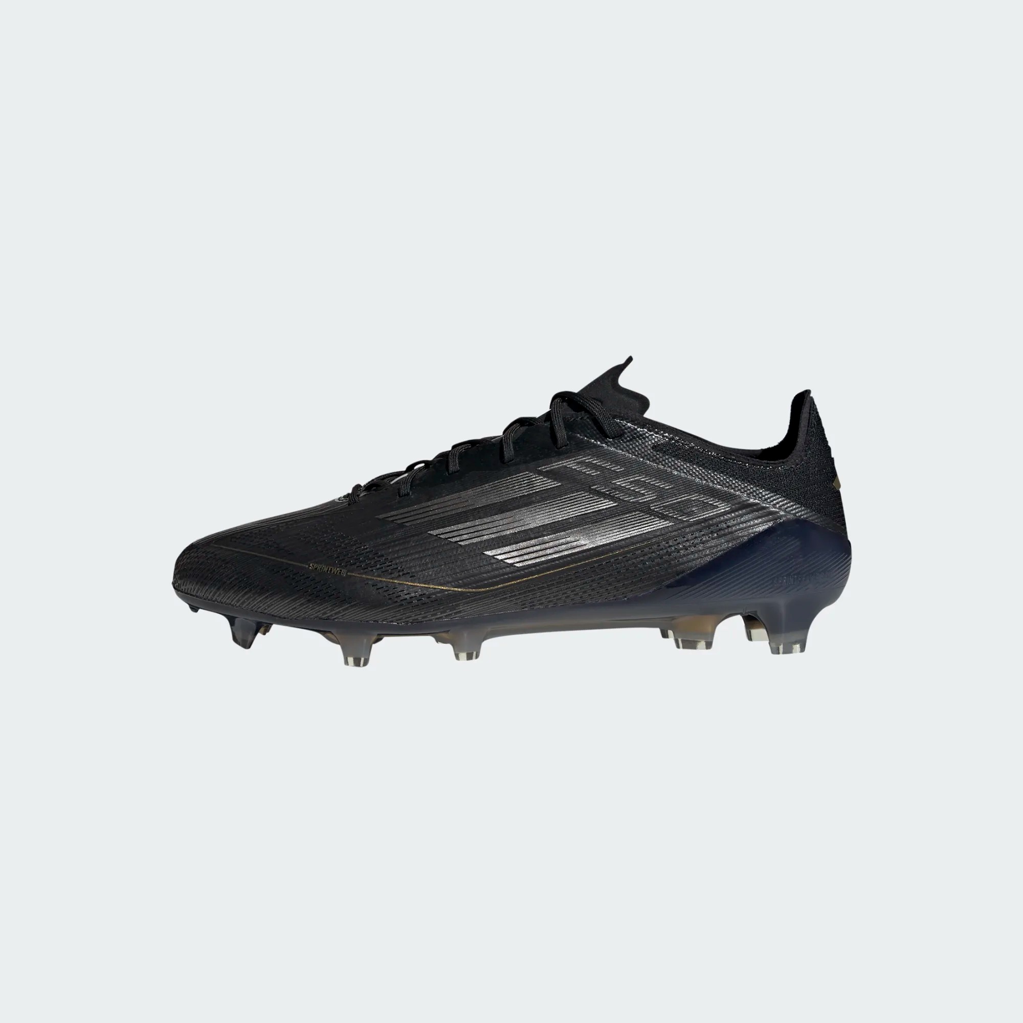 ADIDAS F50 ELITE FG CORE BLACK/IRON METALLIC/GOLD METALLIC