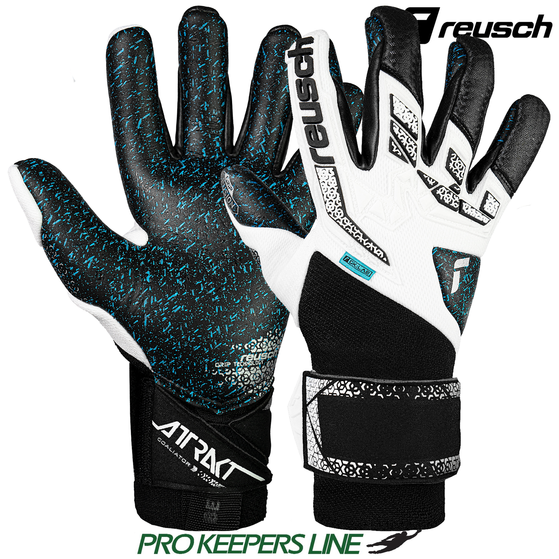 REUSCH ATTRAKT FREEGEL FUSION GOALIATOR WHITE/SILVER/BLACK