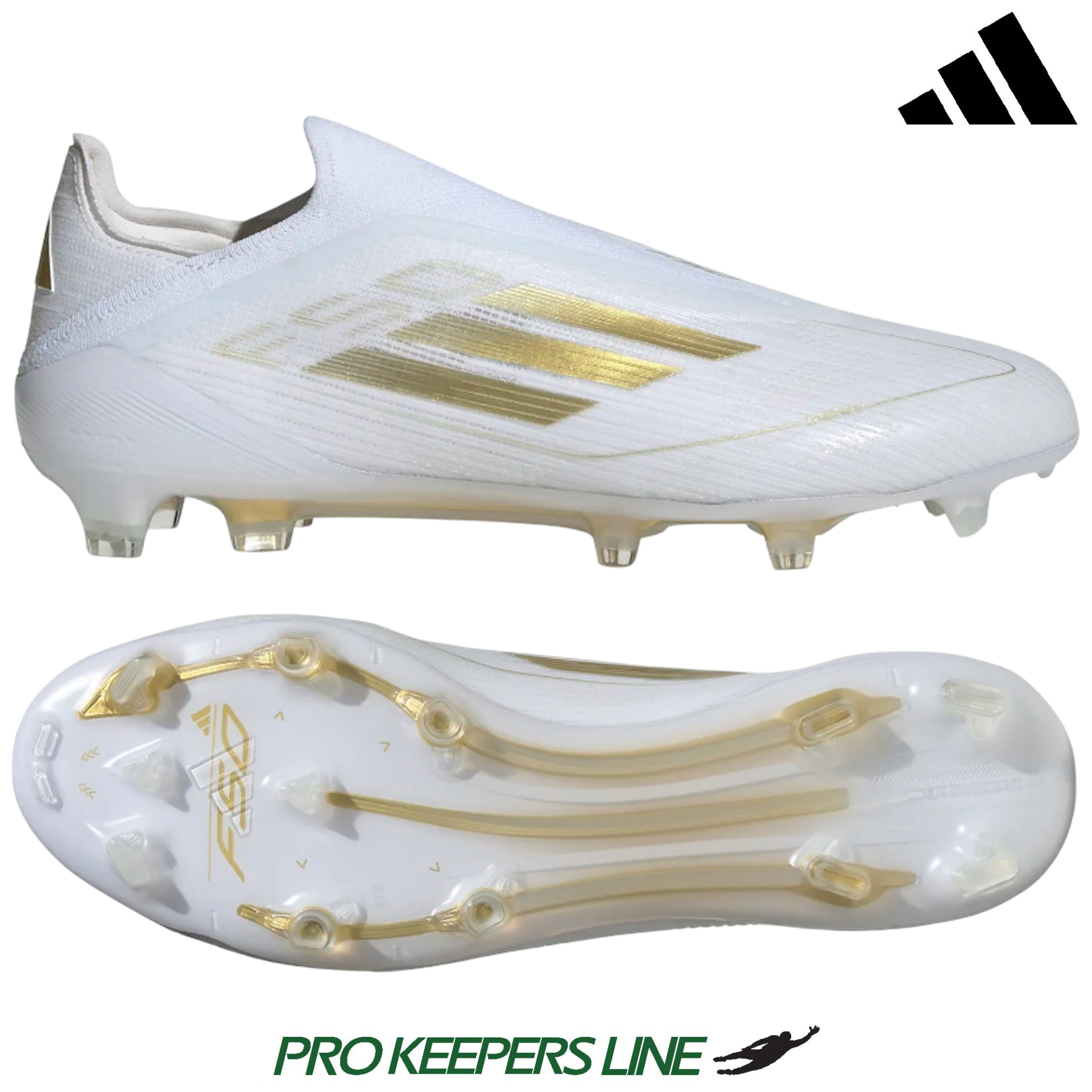 Adidas gold and white football boots best sale