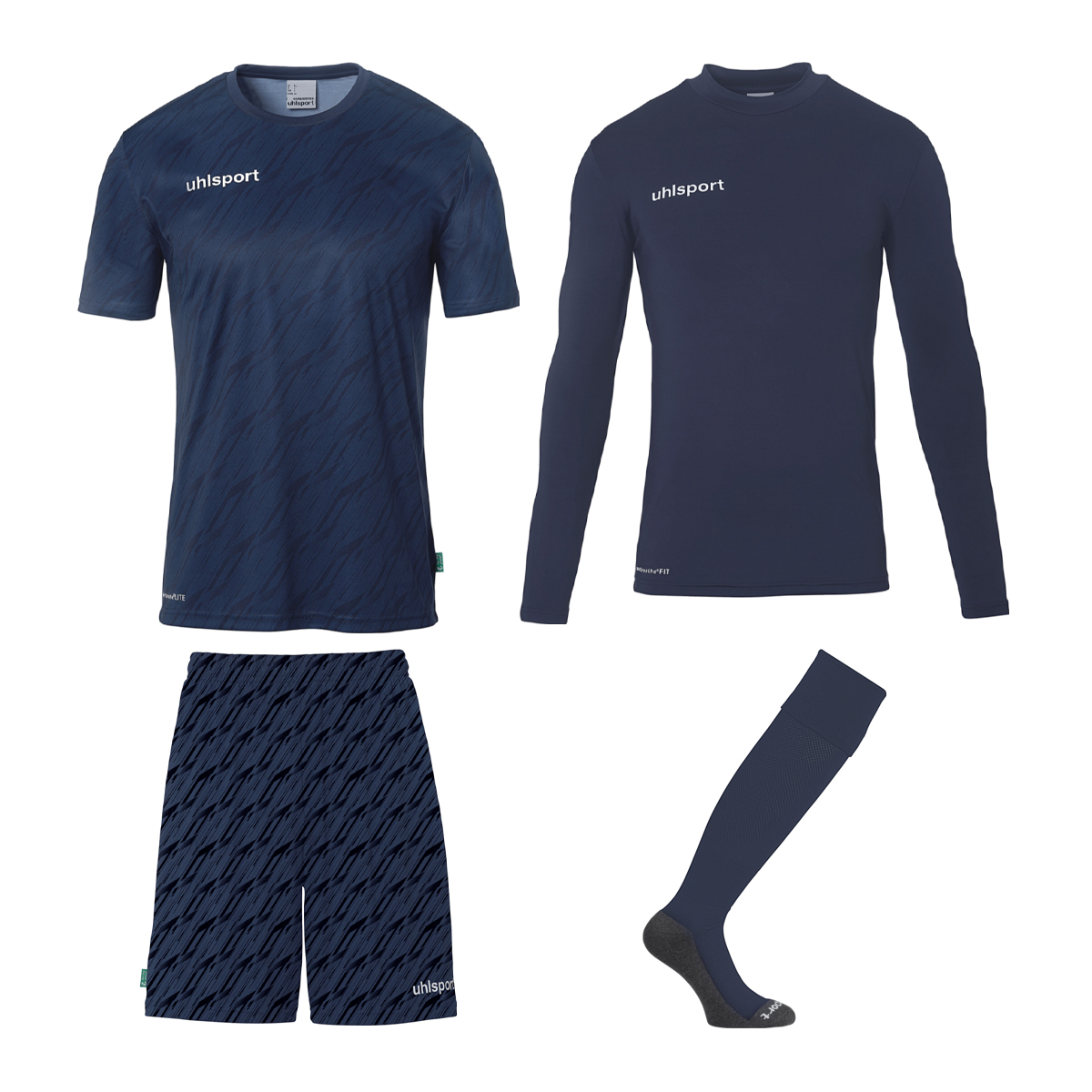 UHLSPORT PROGESSIVE GOALKEEPER SET NAVY