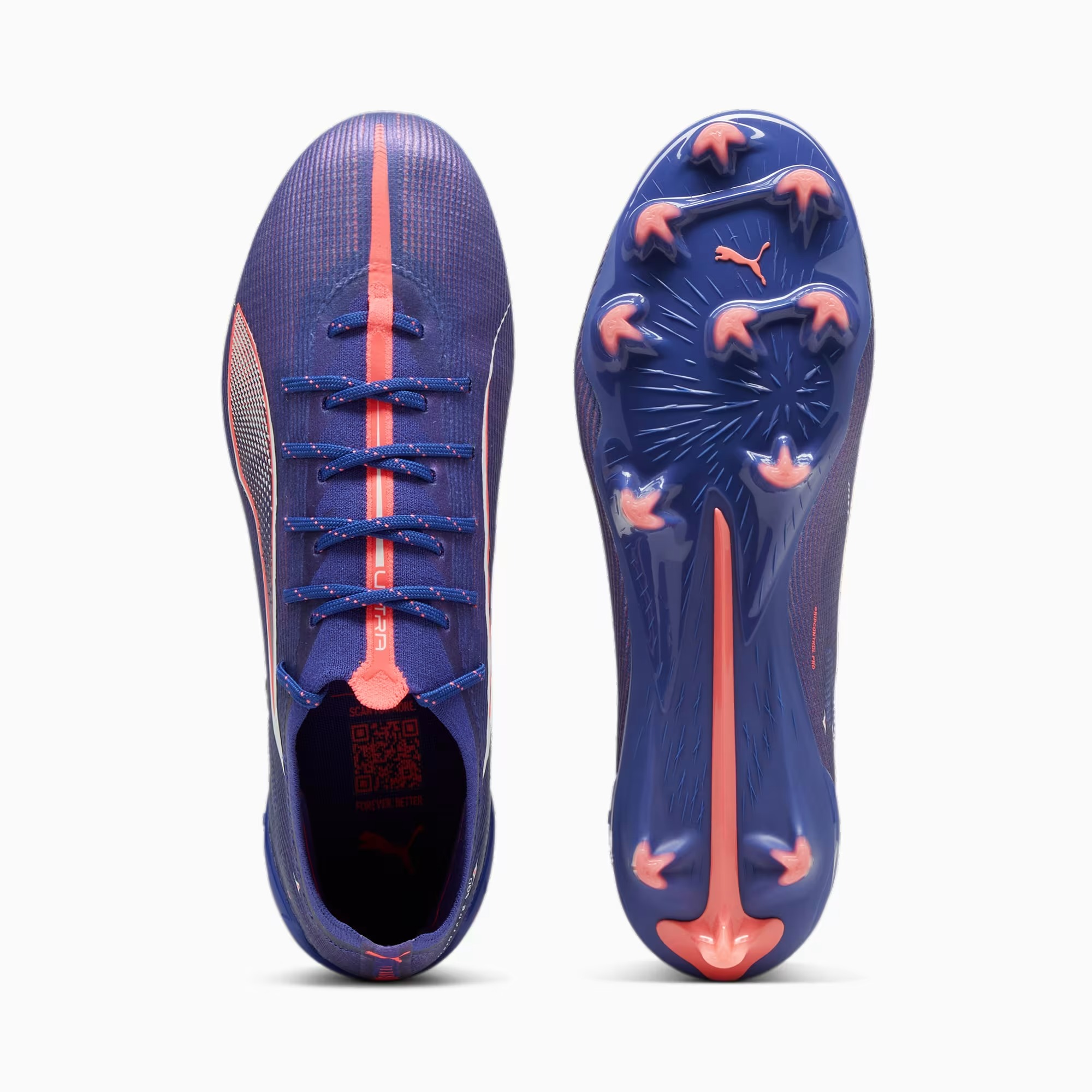 PUMA ULTRA 5 ULTIMATE FG LAPIS LAZULI/PUMA WHITE/SUNSET GLOW