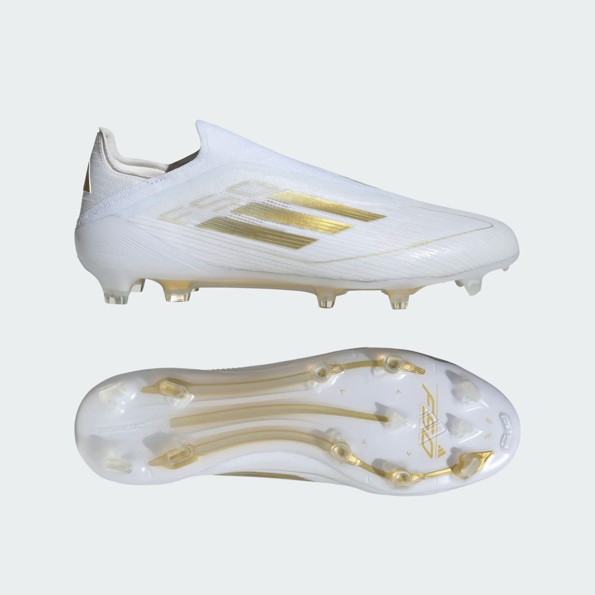 ADIDAS F50 ELITE LL FG FOOTWEAR WHITE/GOLD METALLIC/FOOTWEAR WHITE 