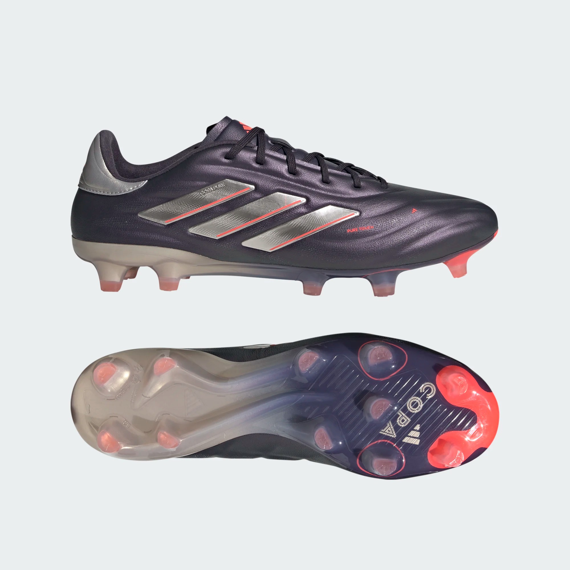 ADIDAS COPA PURE 2 ELITE FG AURORA BLACK/PLATIN METALLIC/TURBO