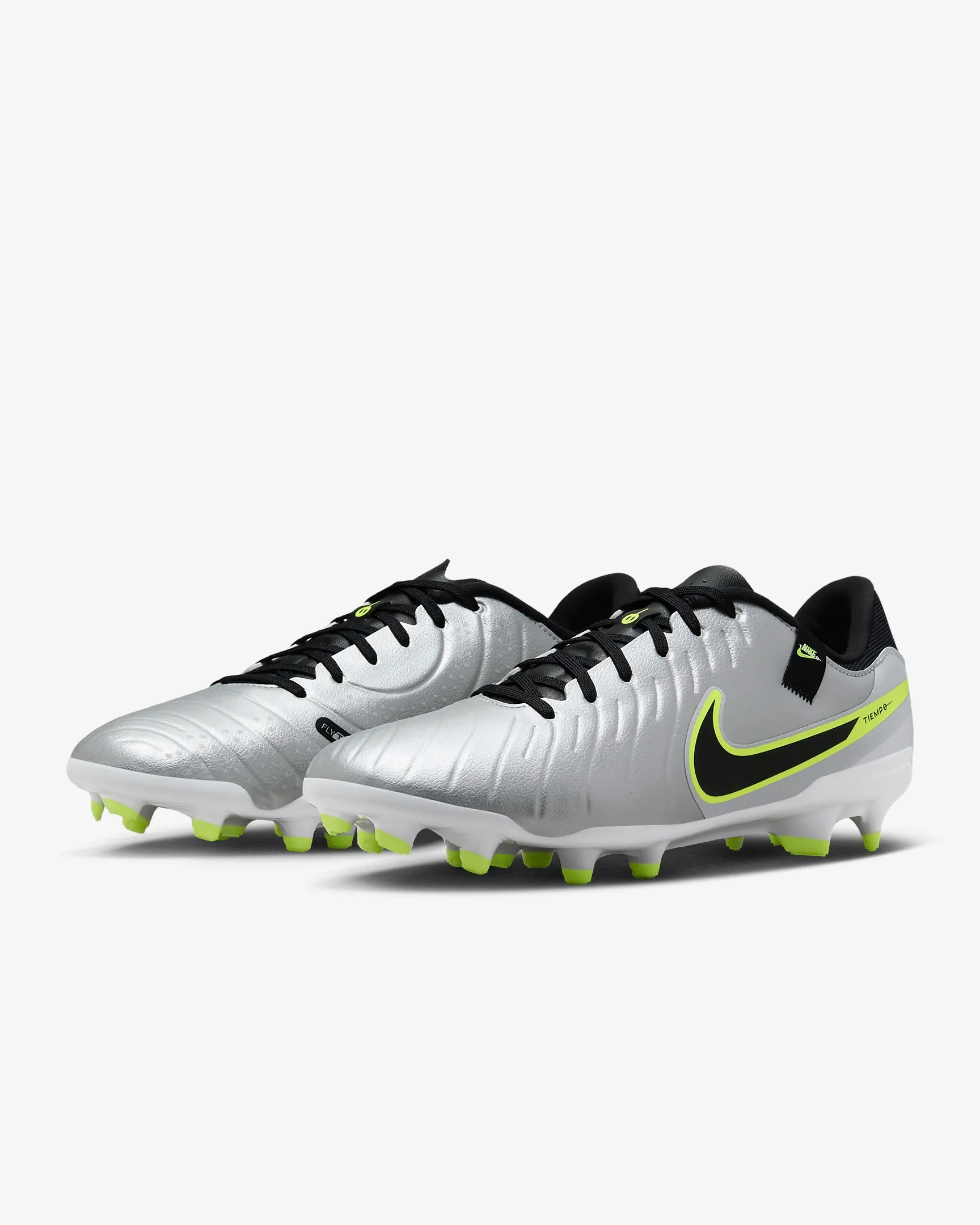 NIKE TIEMPO LEGEND 10 ACADEMY METALLIC SILVER/VOLT/BLACK