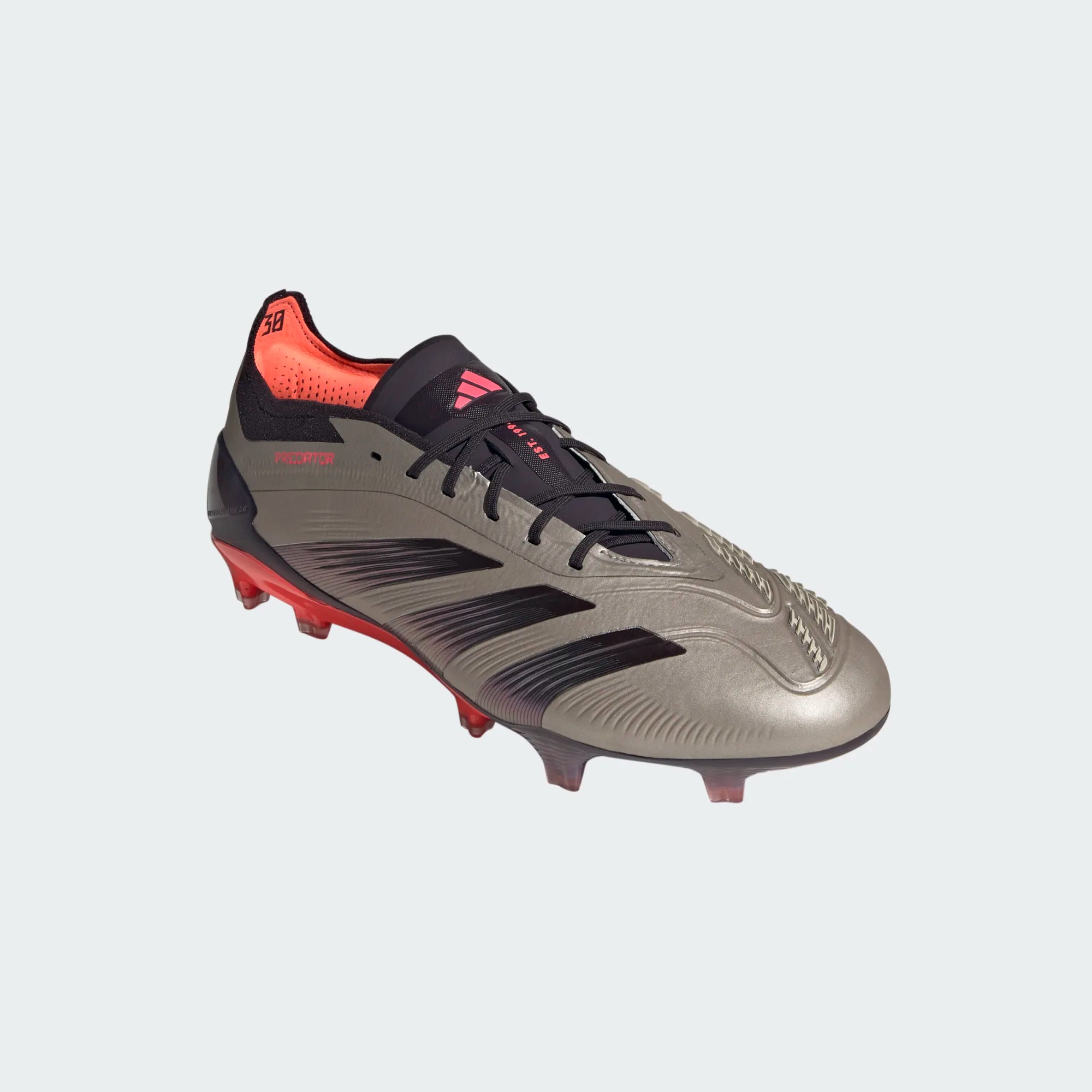 ADIDAS PREDATOR ELITE FG PLATIN METALLIC/AURORA BLACK/CARBON