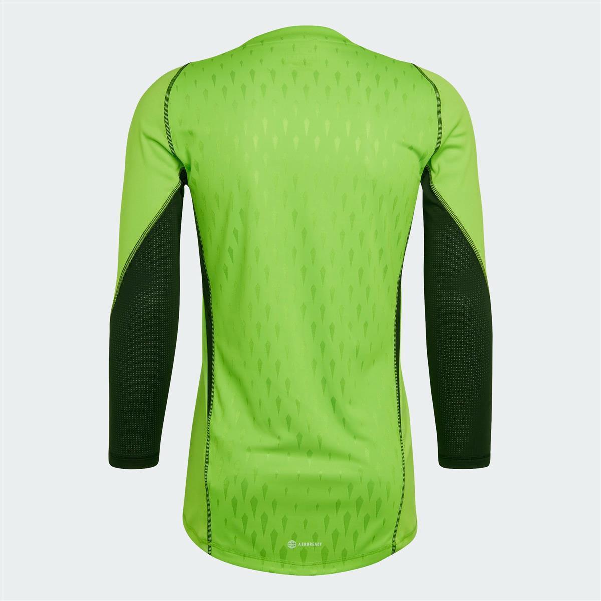 ADIDAS T23 PROMO GK JERSEY LS TEAM SEMI SOLAR GREEN 