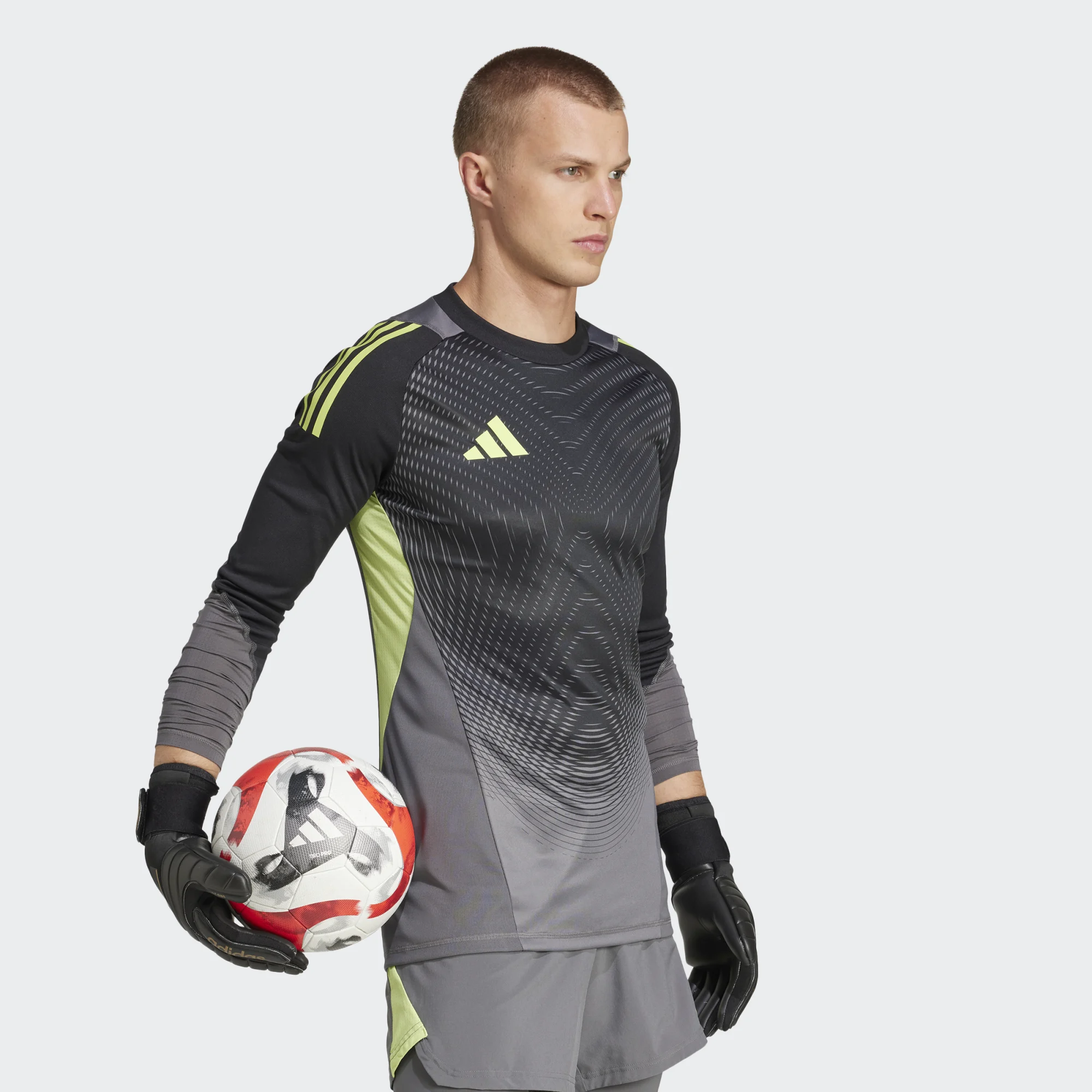 ADIDAS TIRO25 PRO GK JERSEY LS GREY FIVE