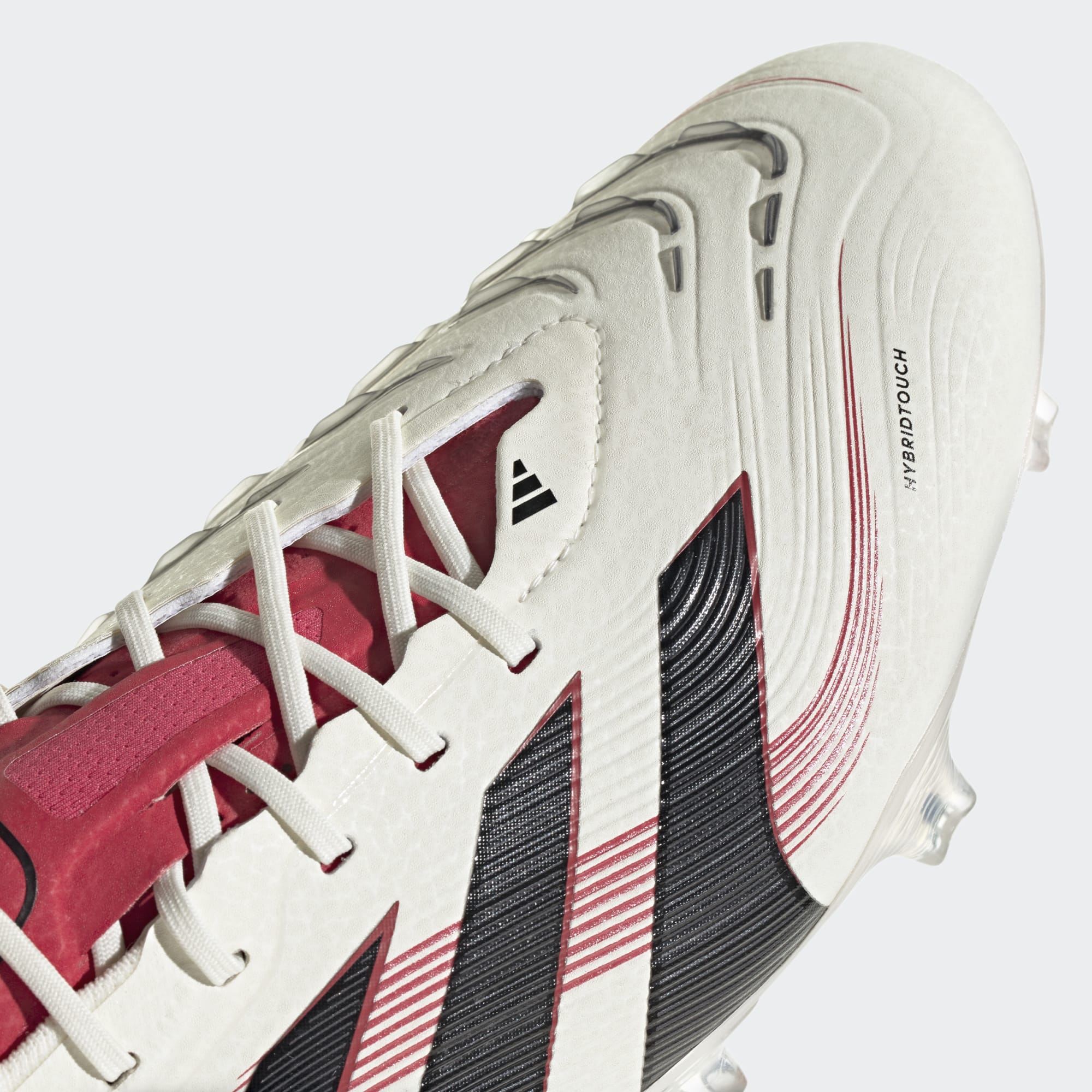 ADIDAS PREDATOR ELITE FG OFF WHITE/CORE BLACK/PURE RUBY