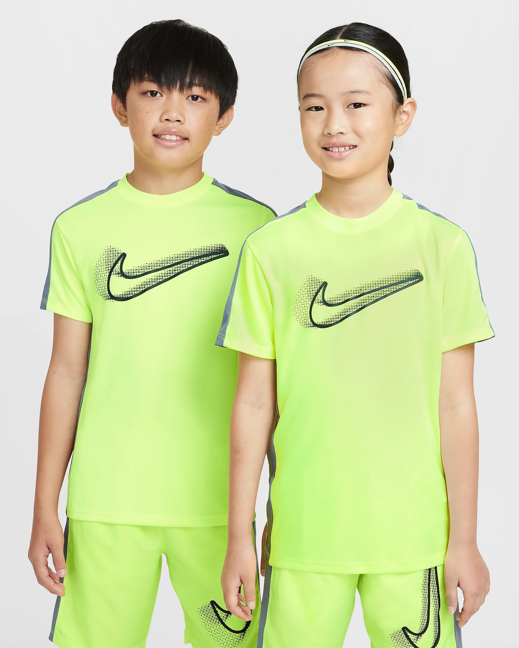 NIKE ACADEMY23 JUNIOR VOLT/COOL GREY/BLACK