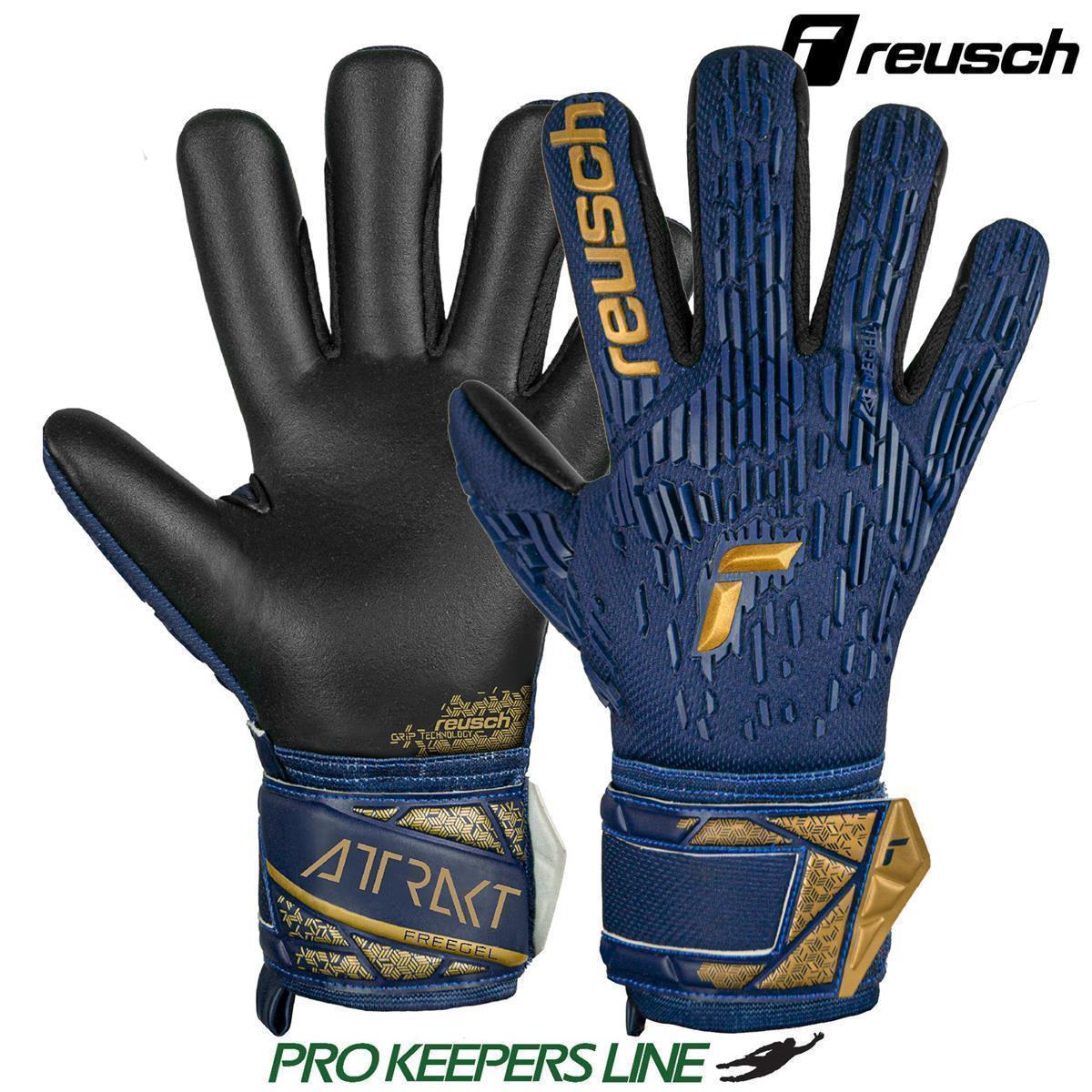 REUSCH ATTRAKT FREEGEL SILVER PREMIUM BLUE/GOLD/BLACK