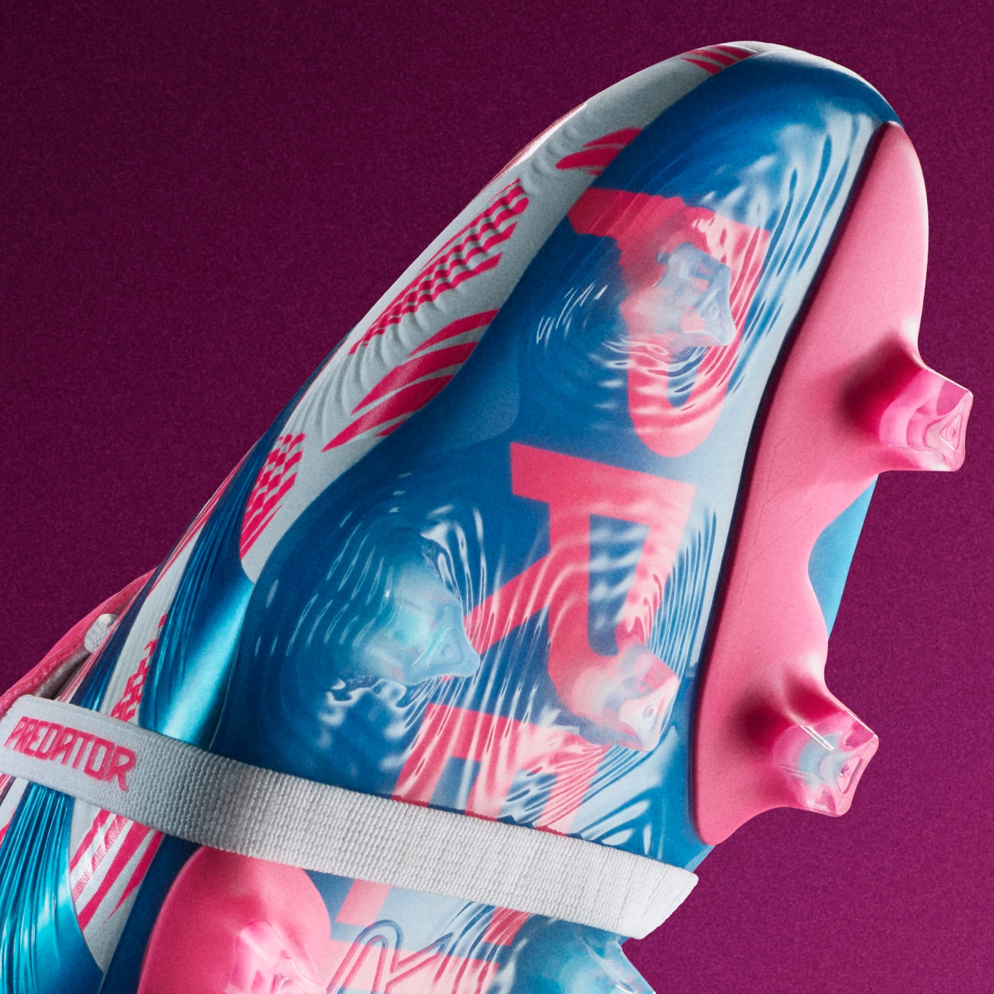 ADIDAS PREDATOR ELITE FT FG WHITE/SOLAR BLUE/SOLAR PINK