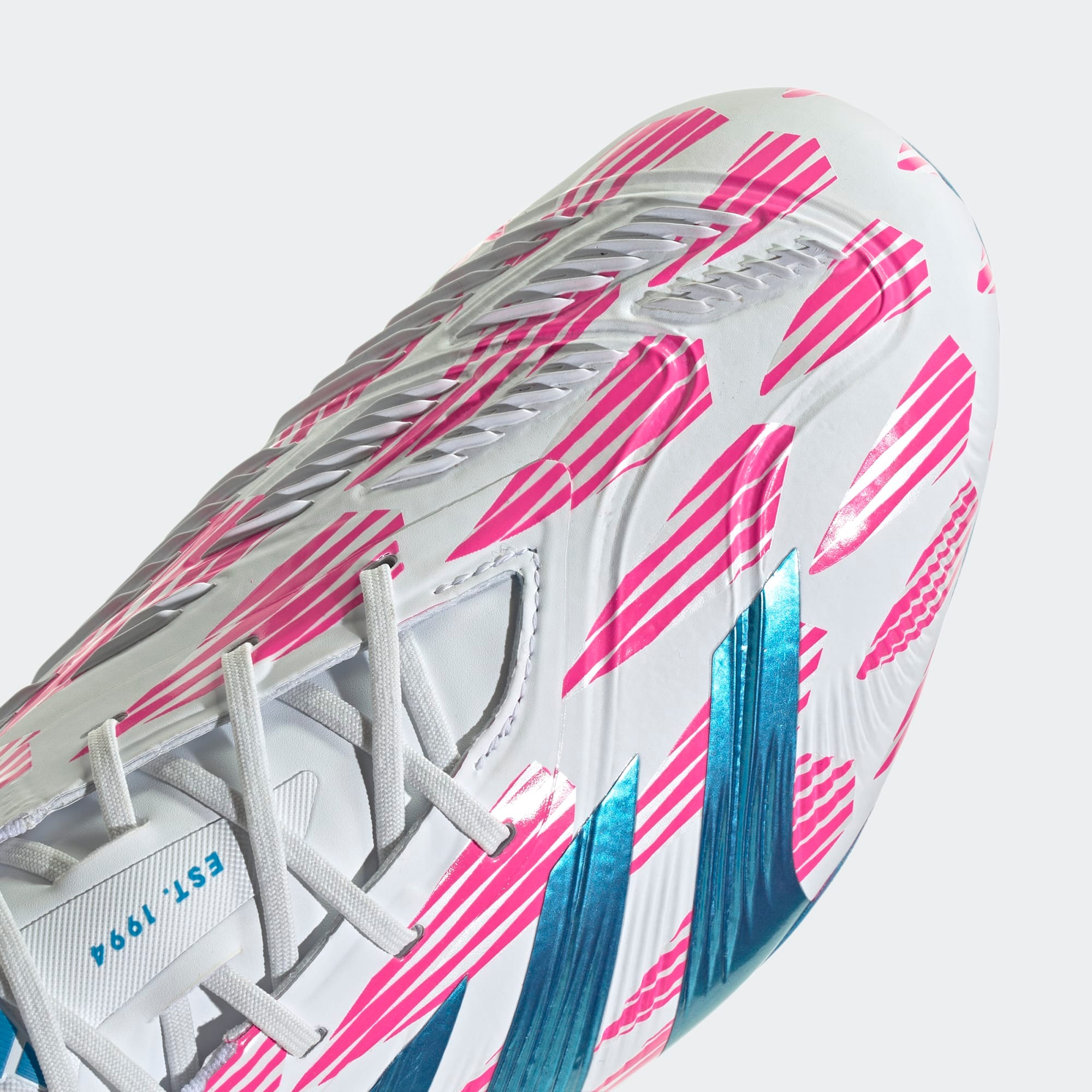 ADIDAS PREDATOR ELITE FG WHITE/SOLAR BLUE/SOLAR PINK