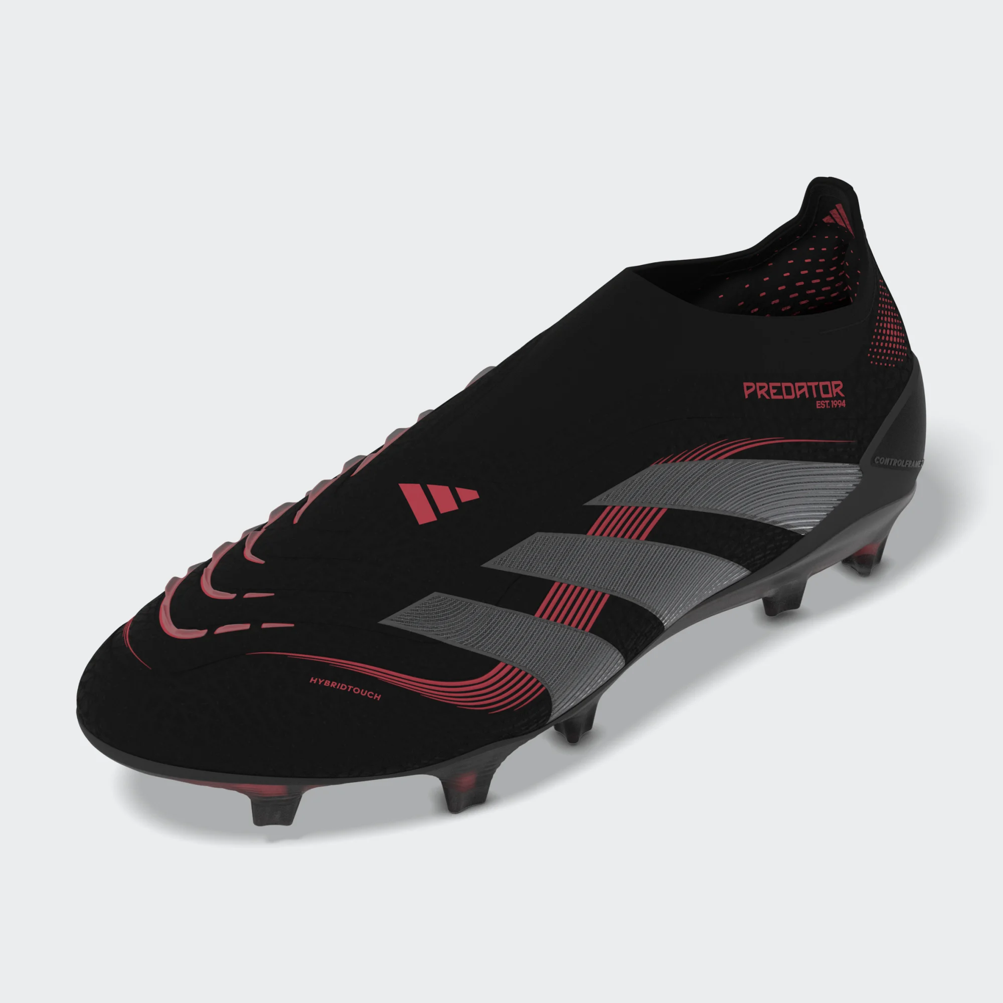 ADIDAS PREDATOR ELITE LL FG CORE BLACK/ GREY FOUR / LUCID RED