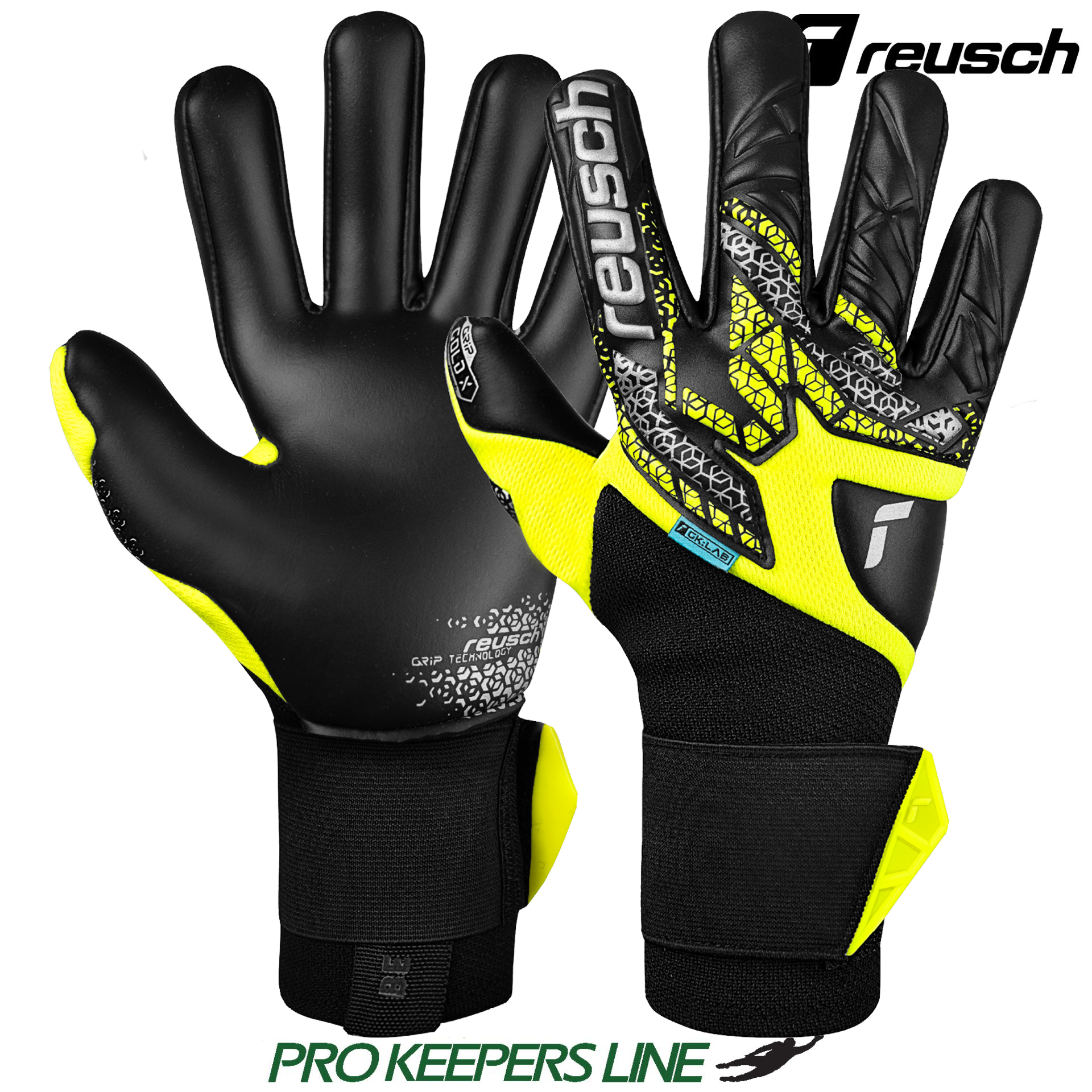 REUSCH ATTRAKT GOLD X NC GRAVITY SAFE YELLOW/SILVER/BLACK