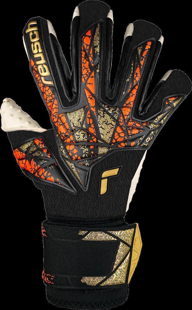 REUSCH ATTRAKT SPEEDBUMP ORTHO-TEC BLACK/GOLD/ORANGE