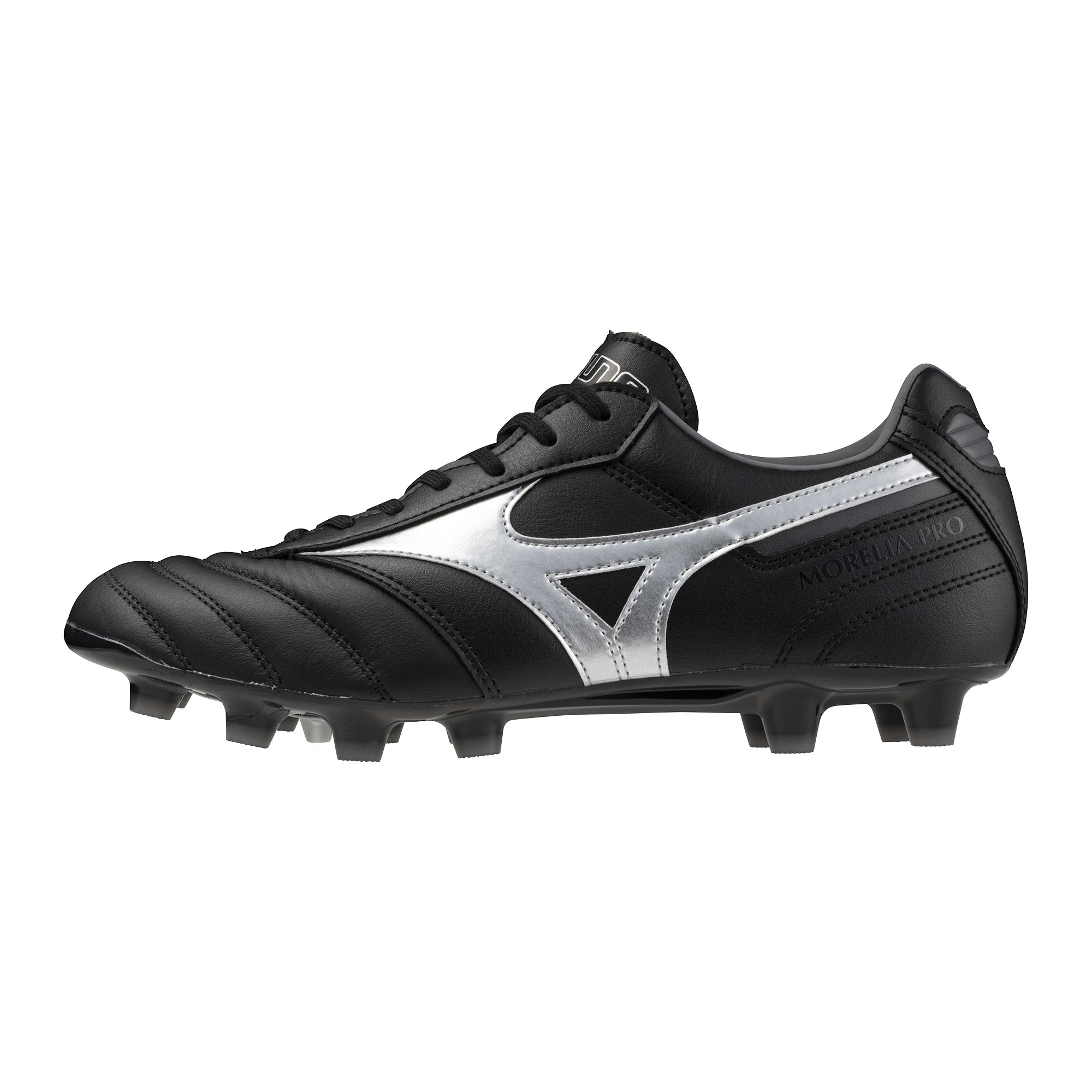 MIZUNO MORELIA II PRO MD BLACK GALAXY SILVER