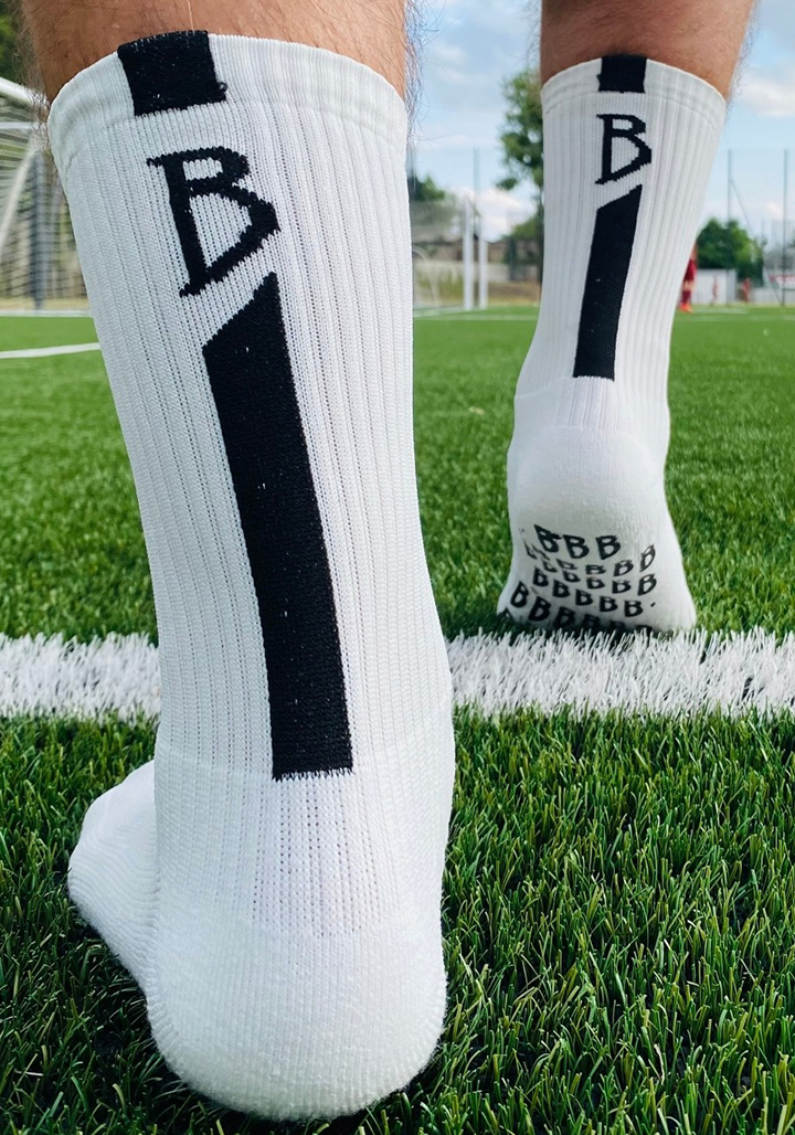 BRAVRY ANTI-SLIP SOCKS WHITE