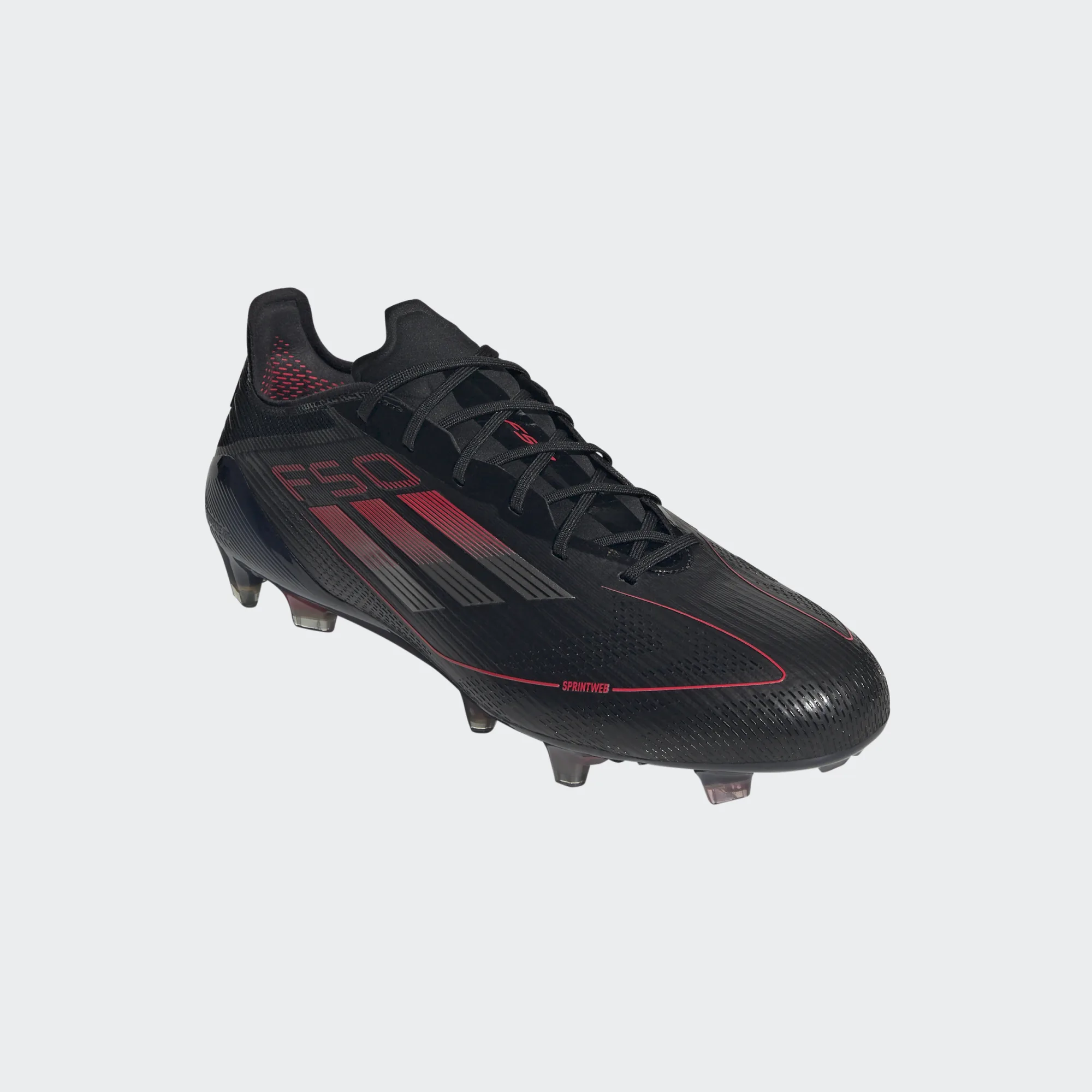 ADIDAS F50 ELITE FG CORE BLACK/IRON METALLIC/LUCID RED