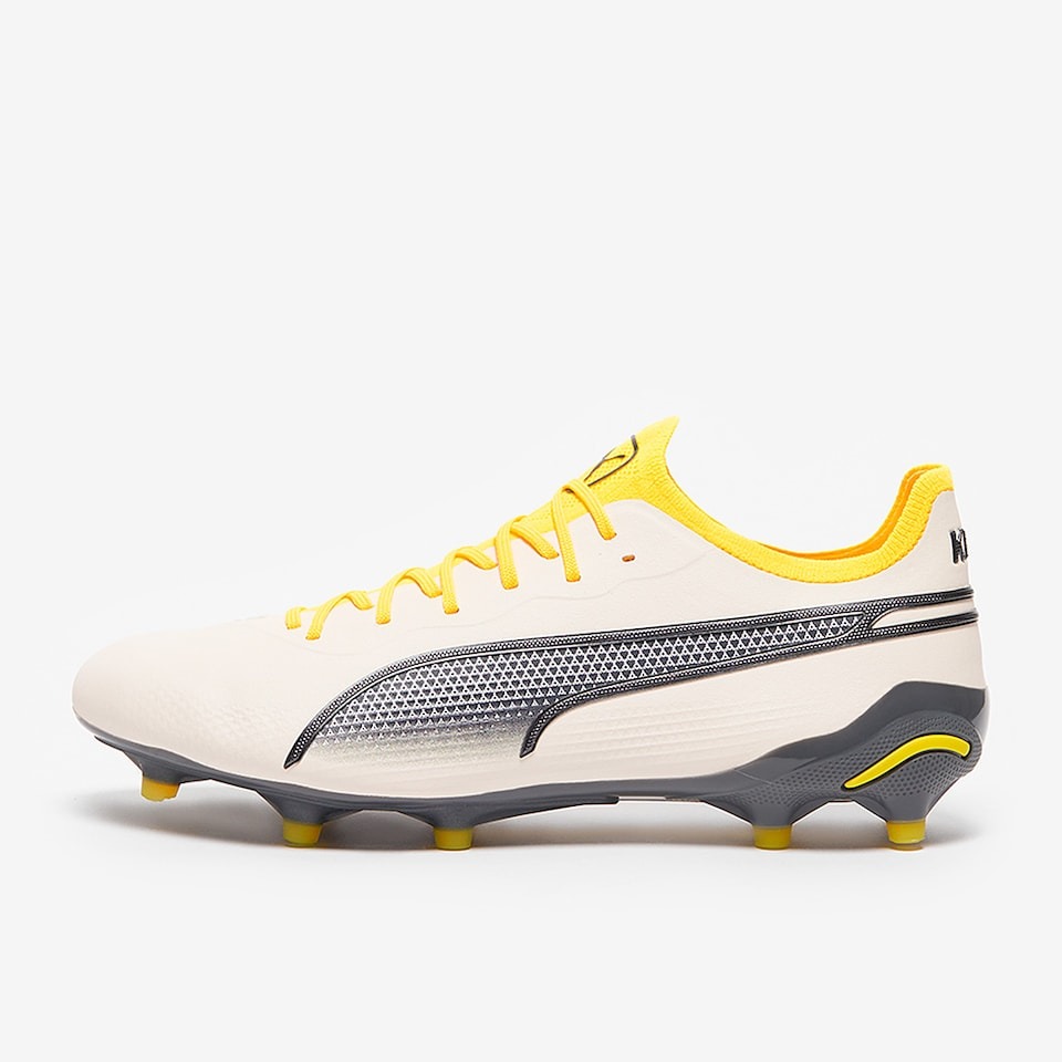 PUMA KING ULTIMATE FG/AG ALPINE SNOW-ASPHALT-YELLOW BLAZE