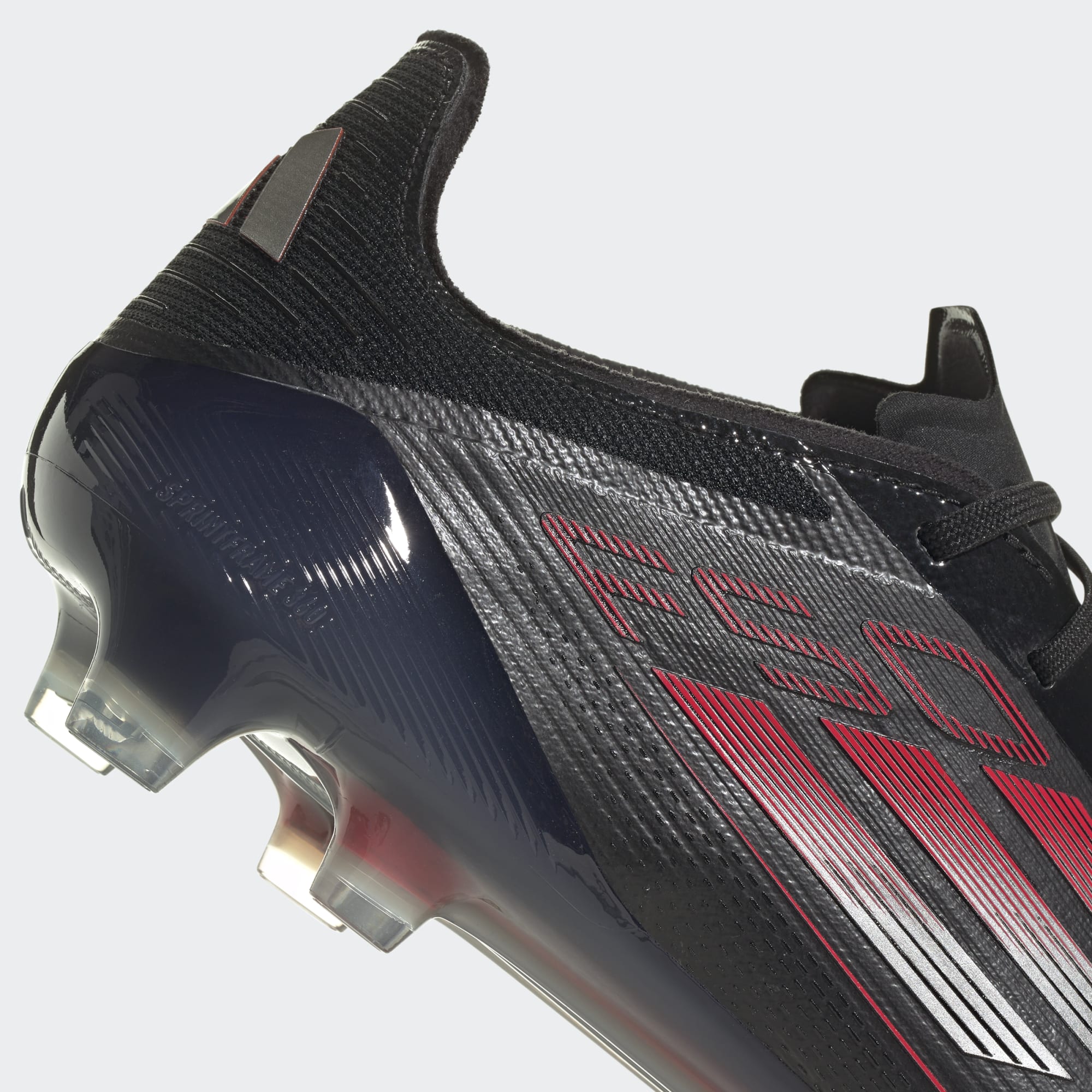 ADIDAS F50 ELITE FG CORE BLACK/IRON METALLIC/LUCID RED