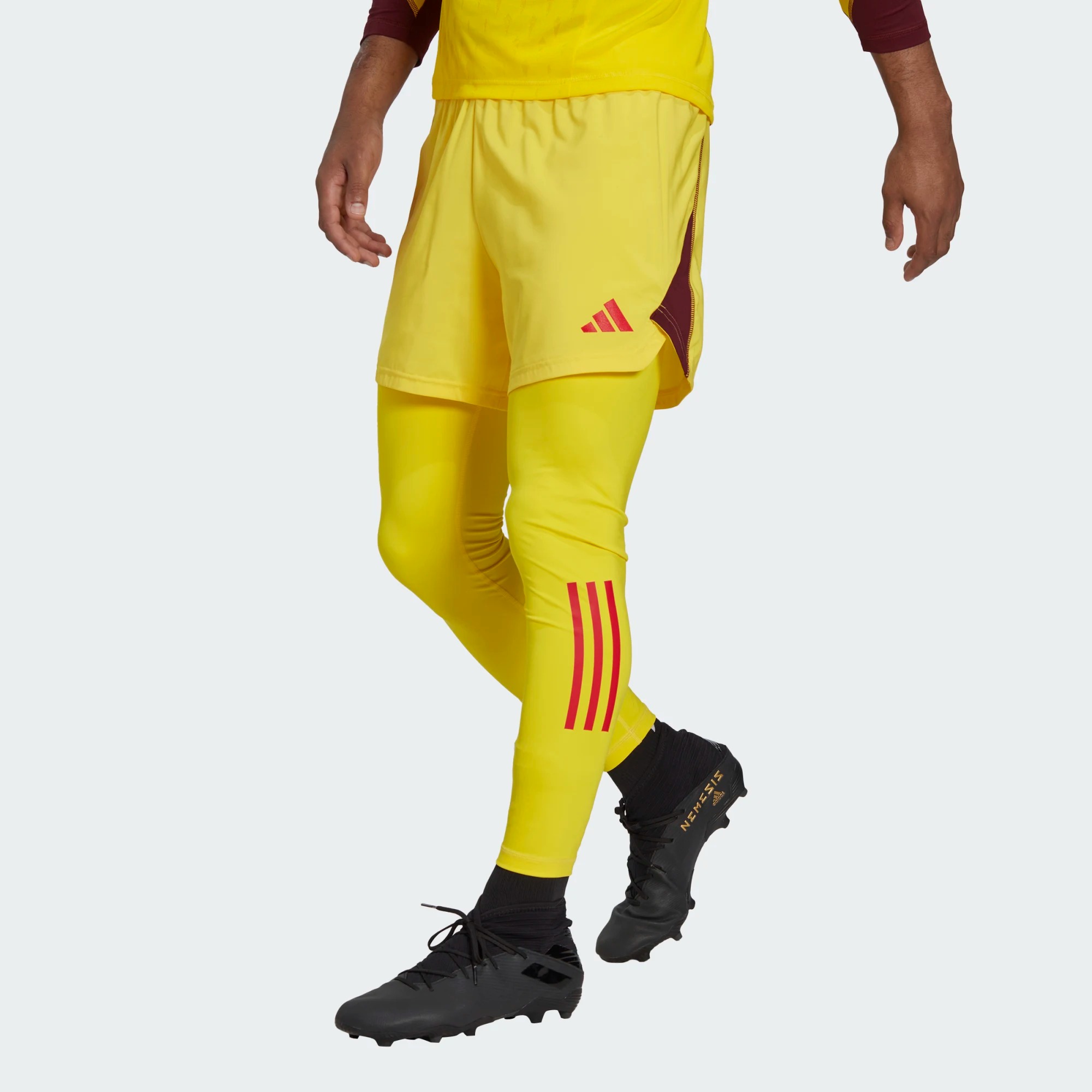 ADIDAS T23 PROMO GK TIGHT TEAM YELLOW/TEAM MAROON