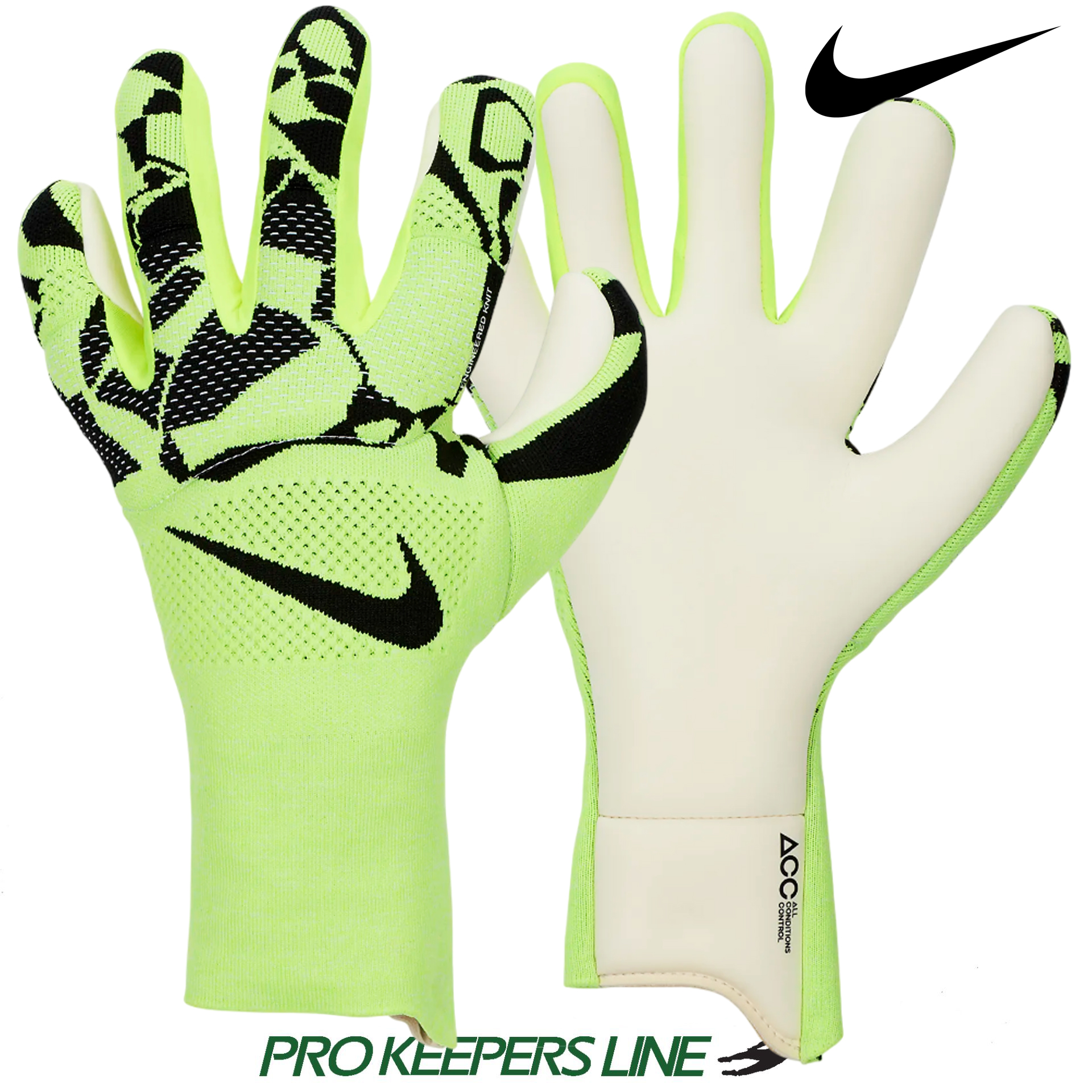 NIKE VAPOR DYNAMIC FIT VOLT/BARELY VOLT/BLACK