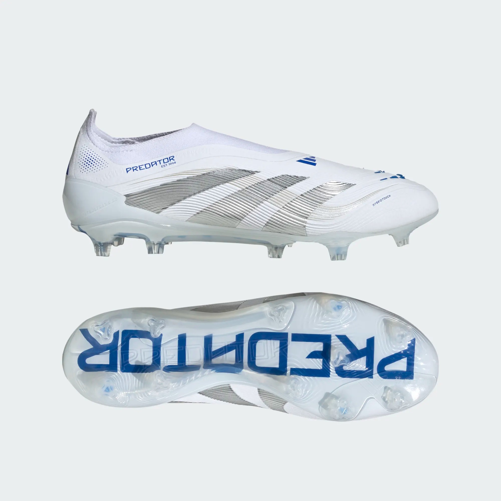 ADIDAS PREDATOR ELITE LL FG WHITE/SILVER METALLIC/BRIGHT ROYAL