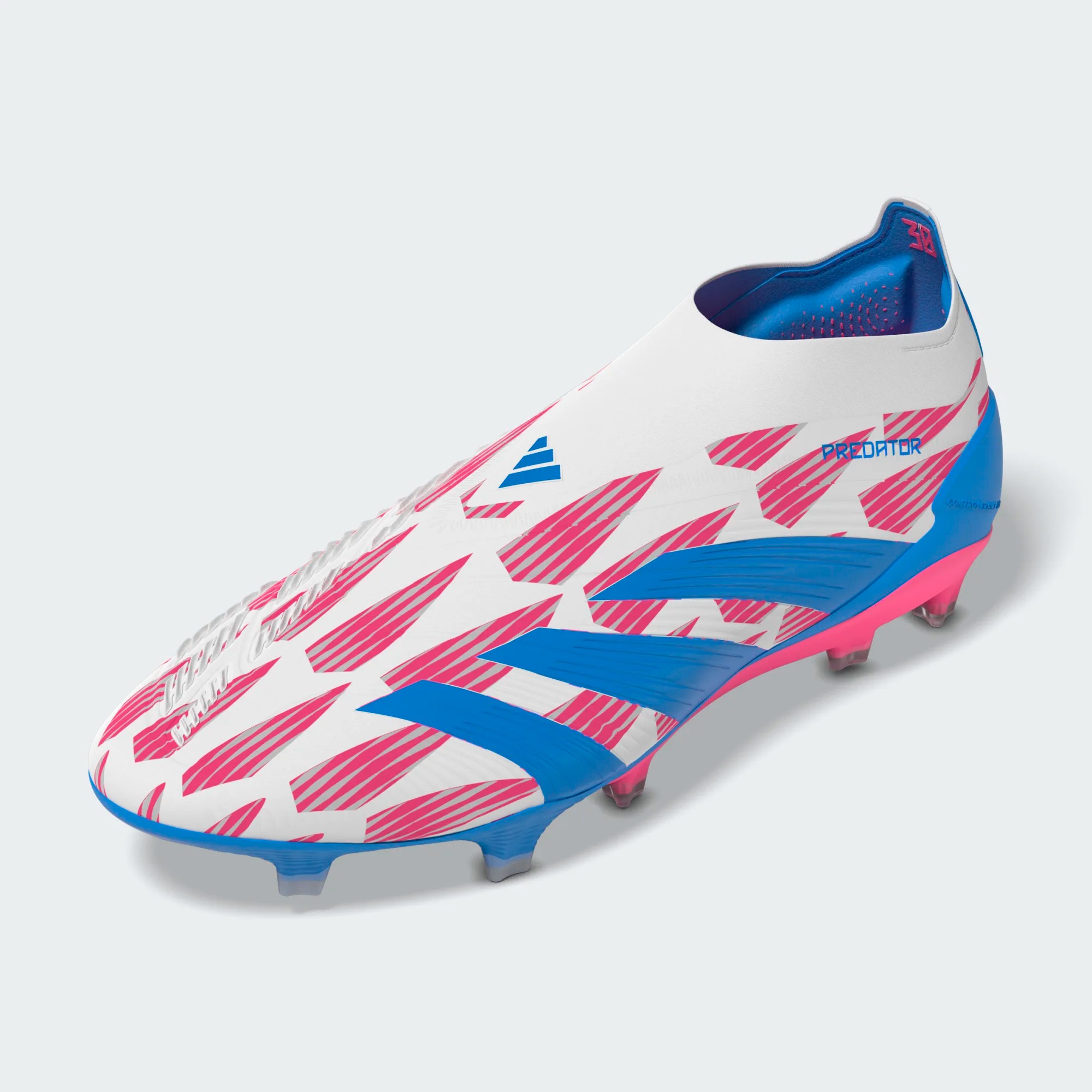 ADIDAS PREDATOR ELITE LL FG WHITE/SOLAR BLUE/SOLAR PINK