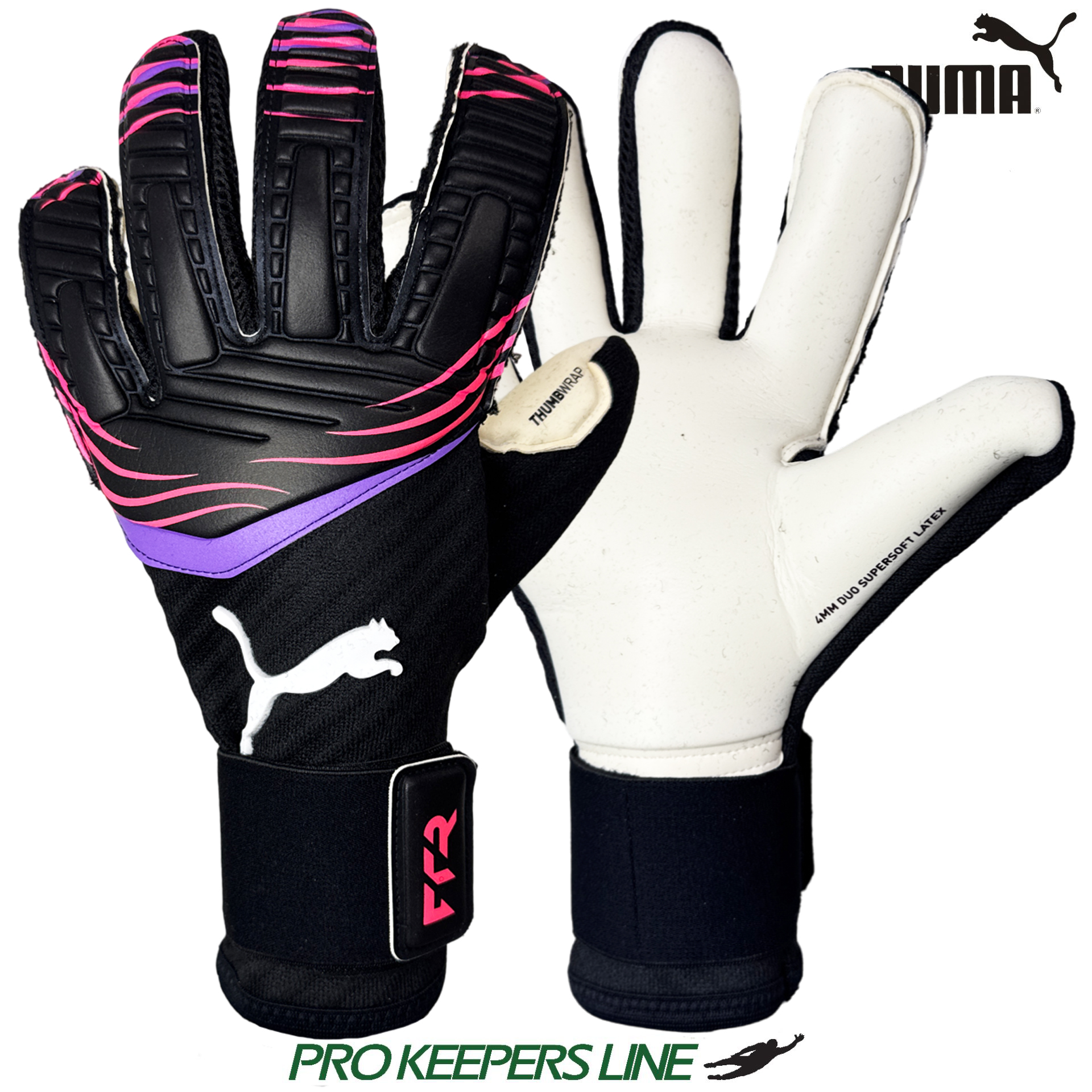 PUMA FUTURE PRO HYBRID PUMA BLACK-GLOWING RED-PURPLE GLIMMER