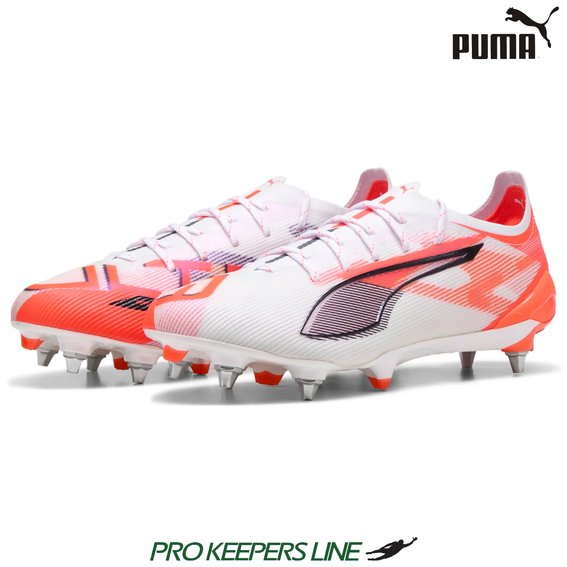 PUMA ULTRA 5 ULTIMATE MXSG PUMA WHITE-PUMA BLACK-GLOWING RED