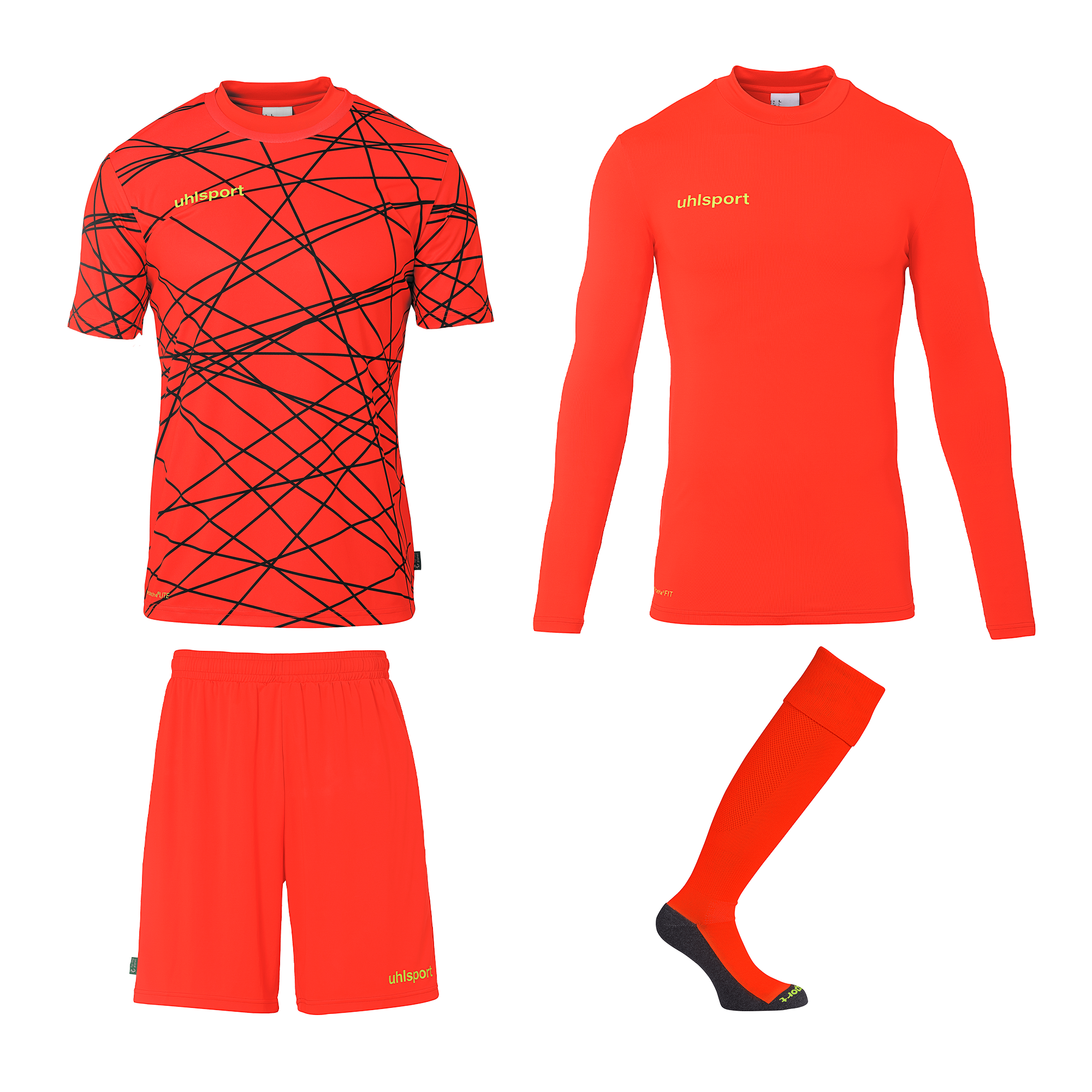 UHLSPORT FIRE EDITION GOALKEEPER SET JUNIOR 