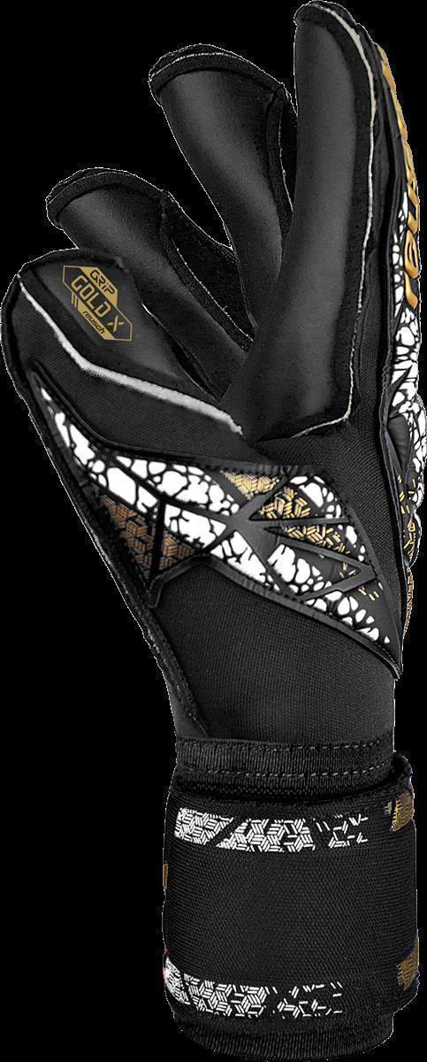 REUSCH ATTRAKT GOLD X EVOLUTION CUT FINGER SUPPORT BLACK/GOLD/WHITE