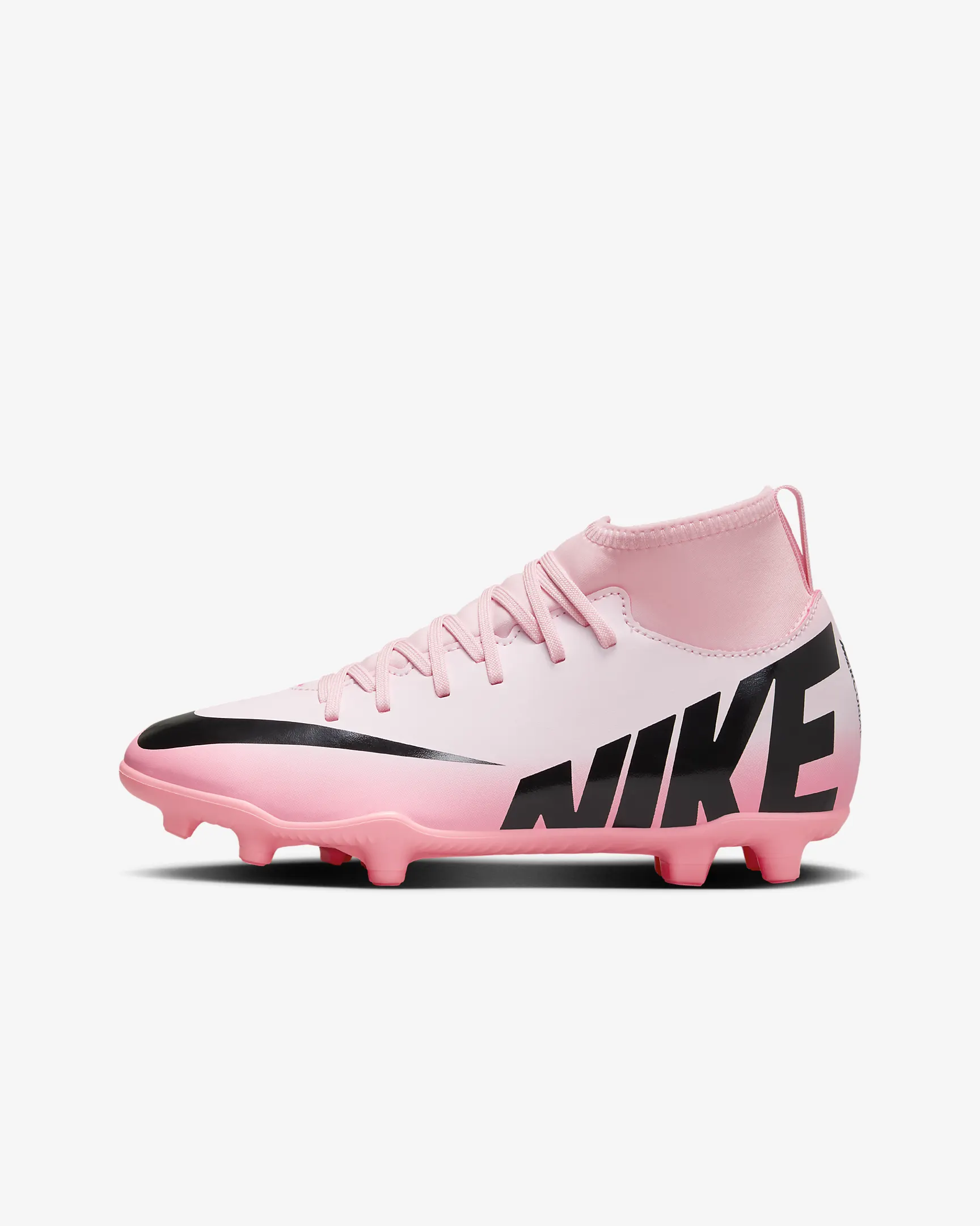 NIKE JR MERCURIAL SUPERFLY 9 CLUB PINK FOAM/BLACK