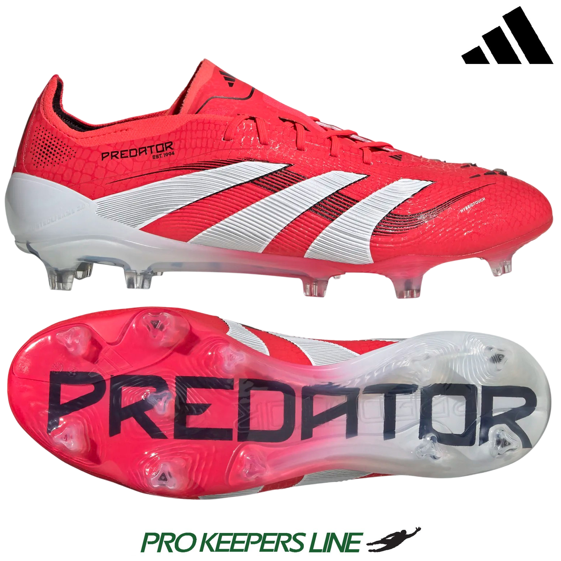 ADIDAS PREDATOR ELITE FG LUCID RED/WHITE/BLACK