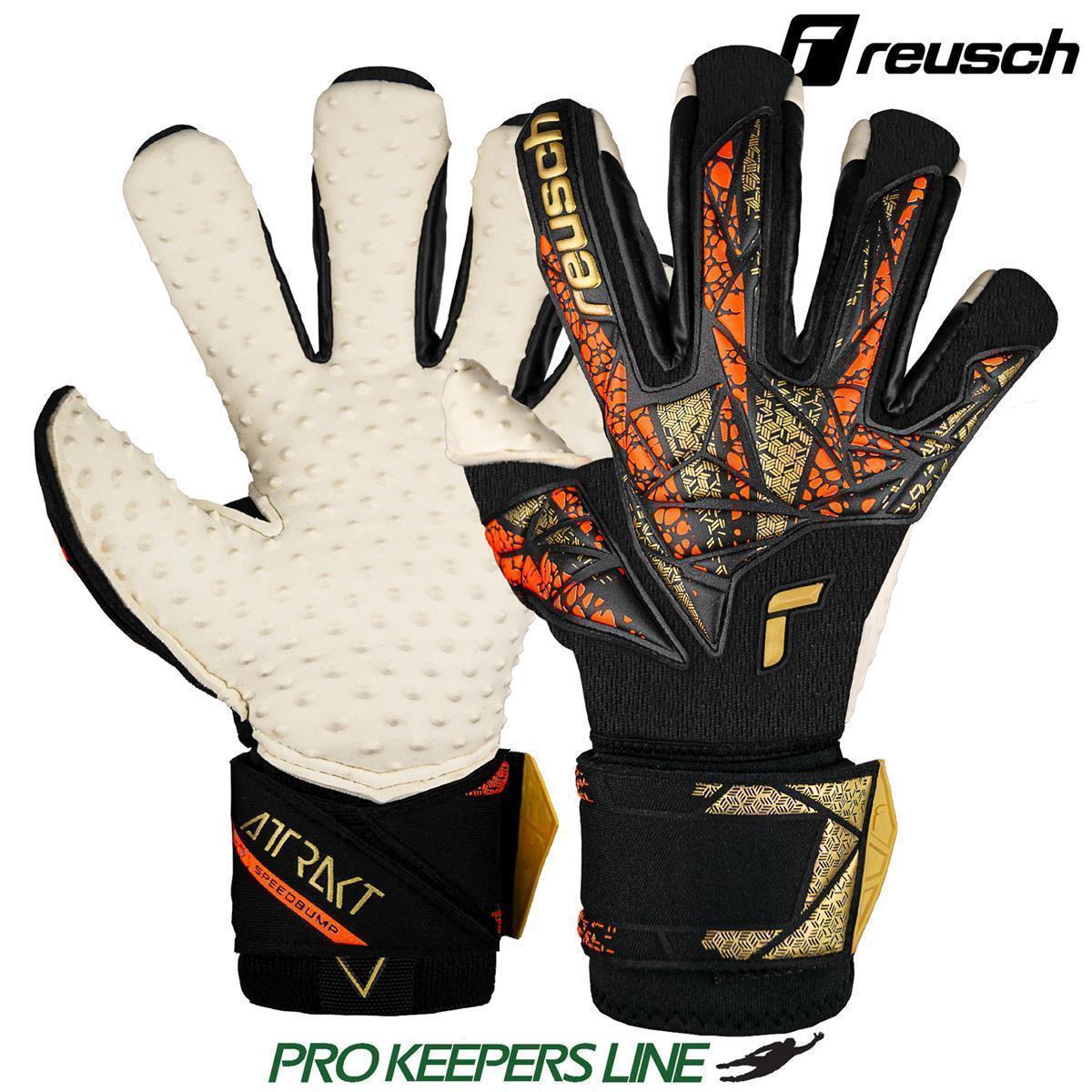 REUSCH ATTRAKT SPEEDBUMP ORTHO-TEC BLACK/GOLD/ORANGE