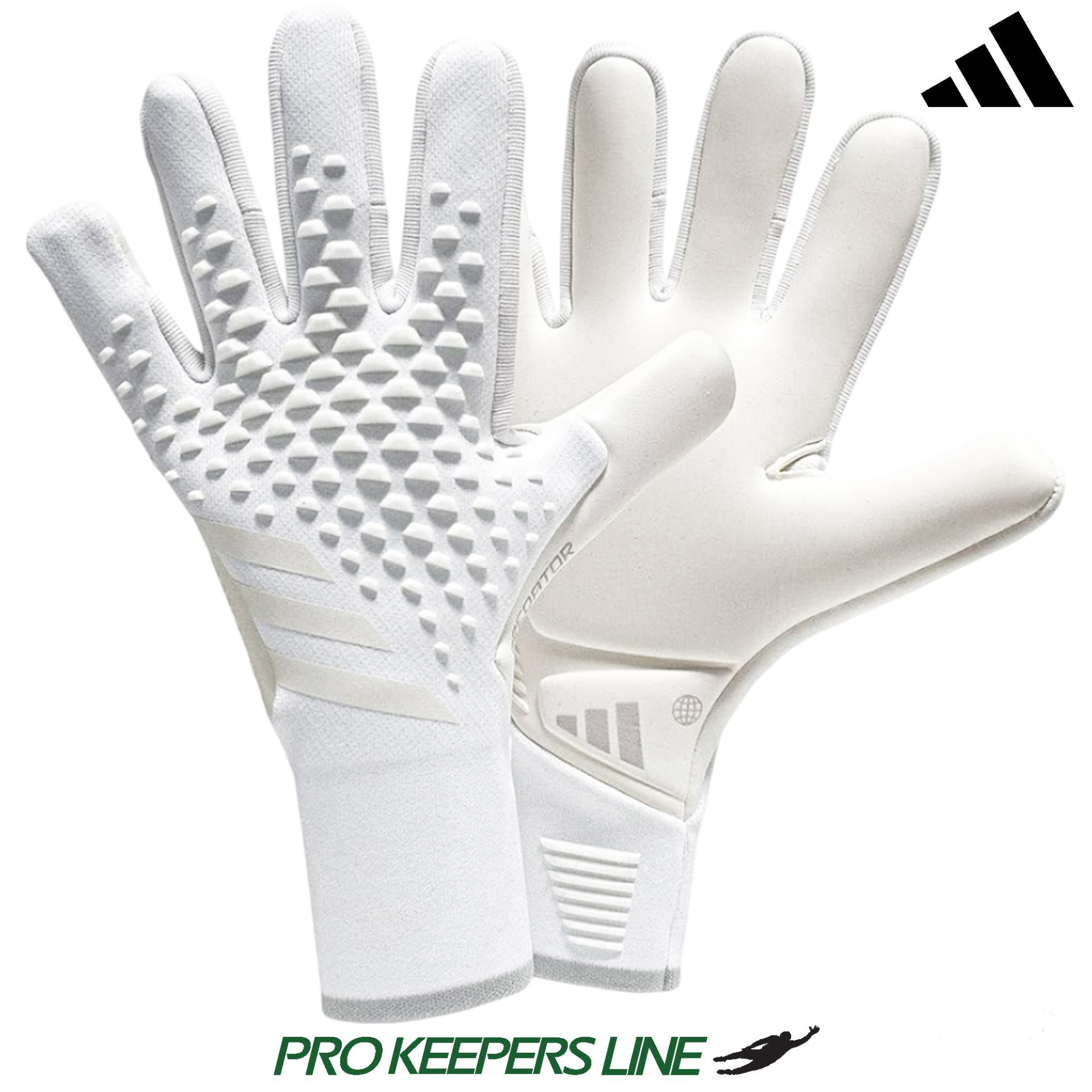 Adidas predator shops pro gloves white