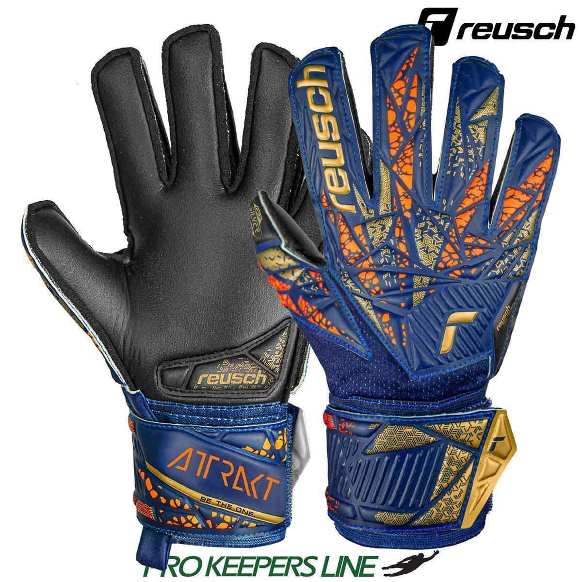 REUSCH ATTRAKT SILVER JUNIOR PREMIUM BLUE/GOLD/BLACK