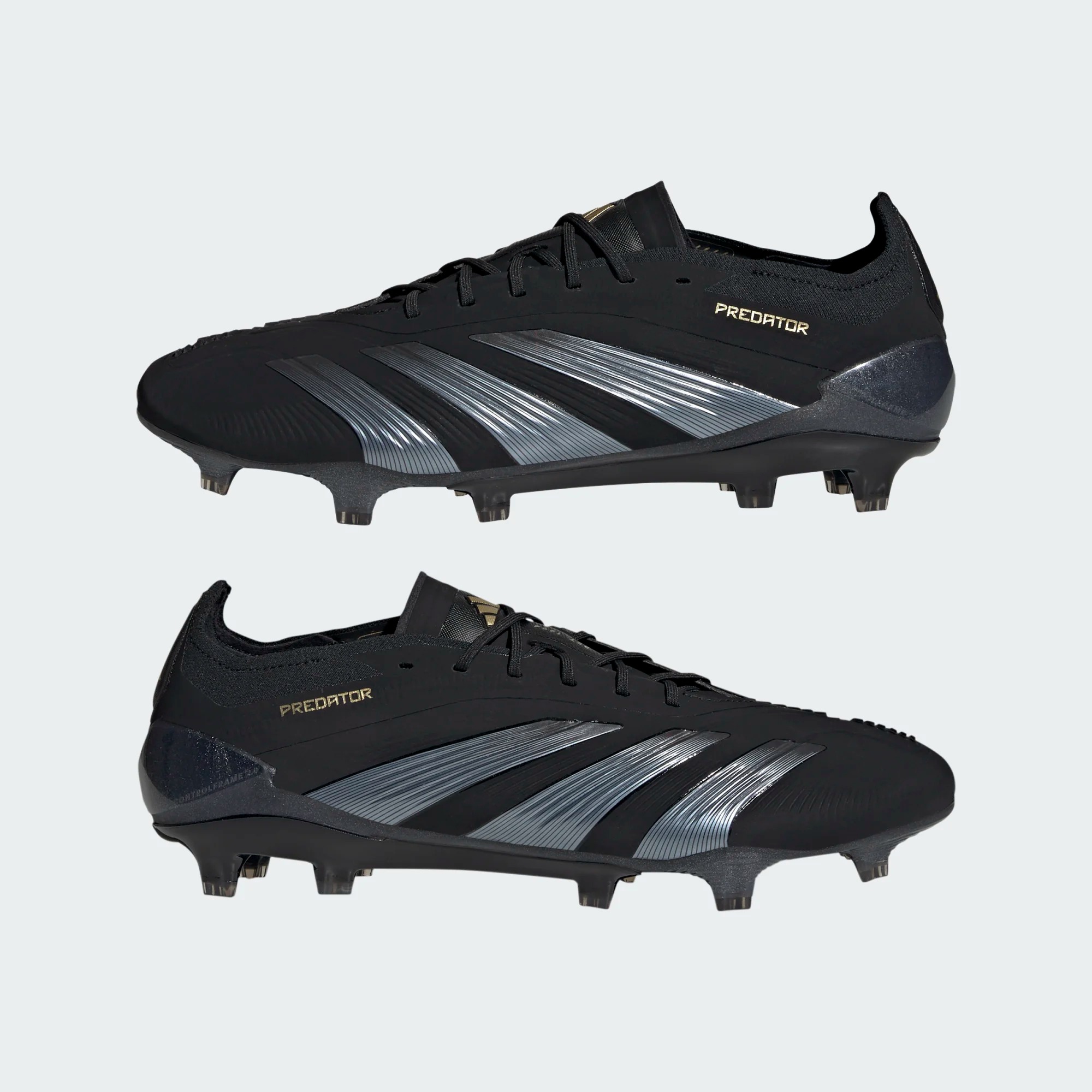 ADIDAS PREDATOR ELITE FG CORE BLACK/CARBON/GOLD METALLIC