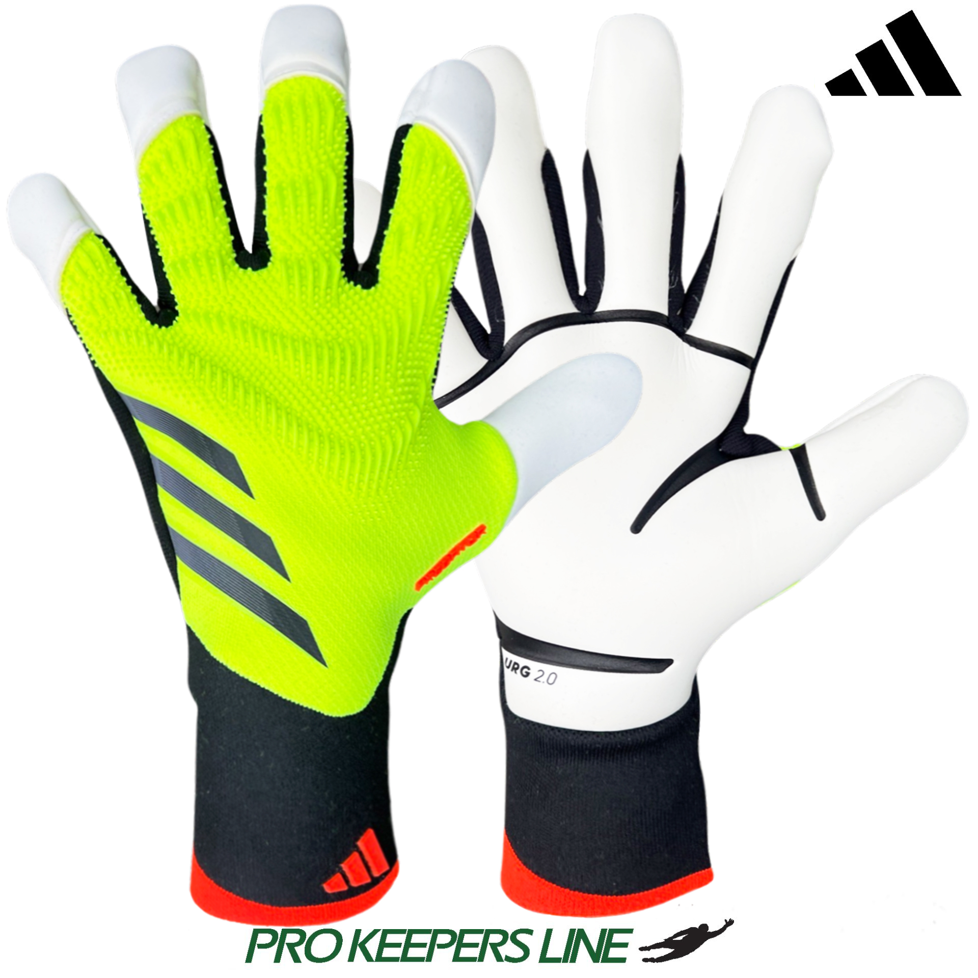 Adidas us goalkeeper gloves yellow hotsell