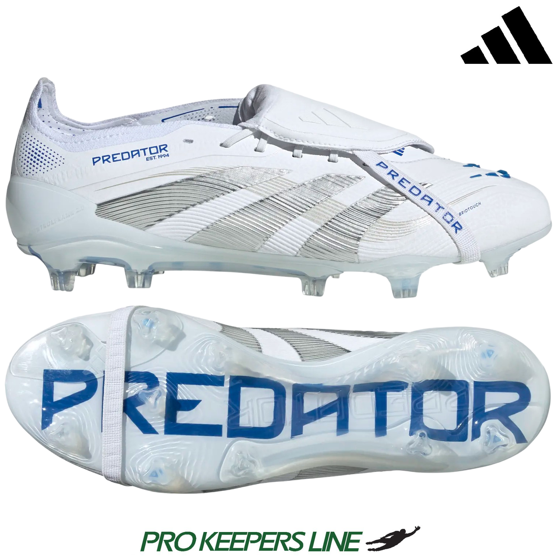 ADIDAS PREDATOR ELITE FT FG WHITE/SILVER METALLIC/BRIGHT ROYAL