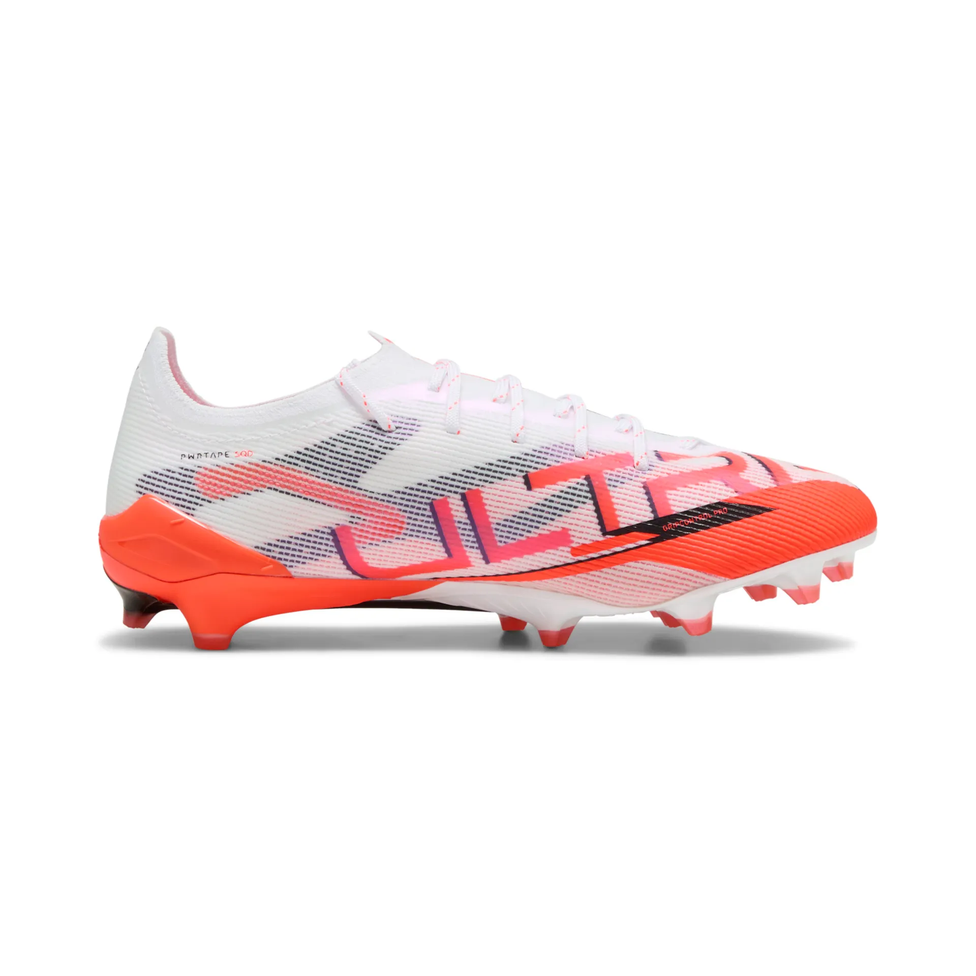 PUMA ULTRA 5 ULTIMATE FG PUMA WHITE-PUMA BLACK-GLOWING RED