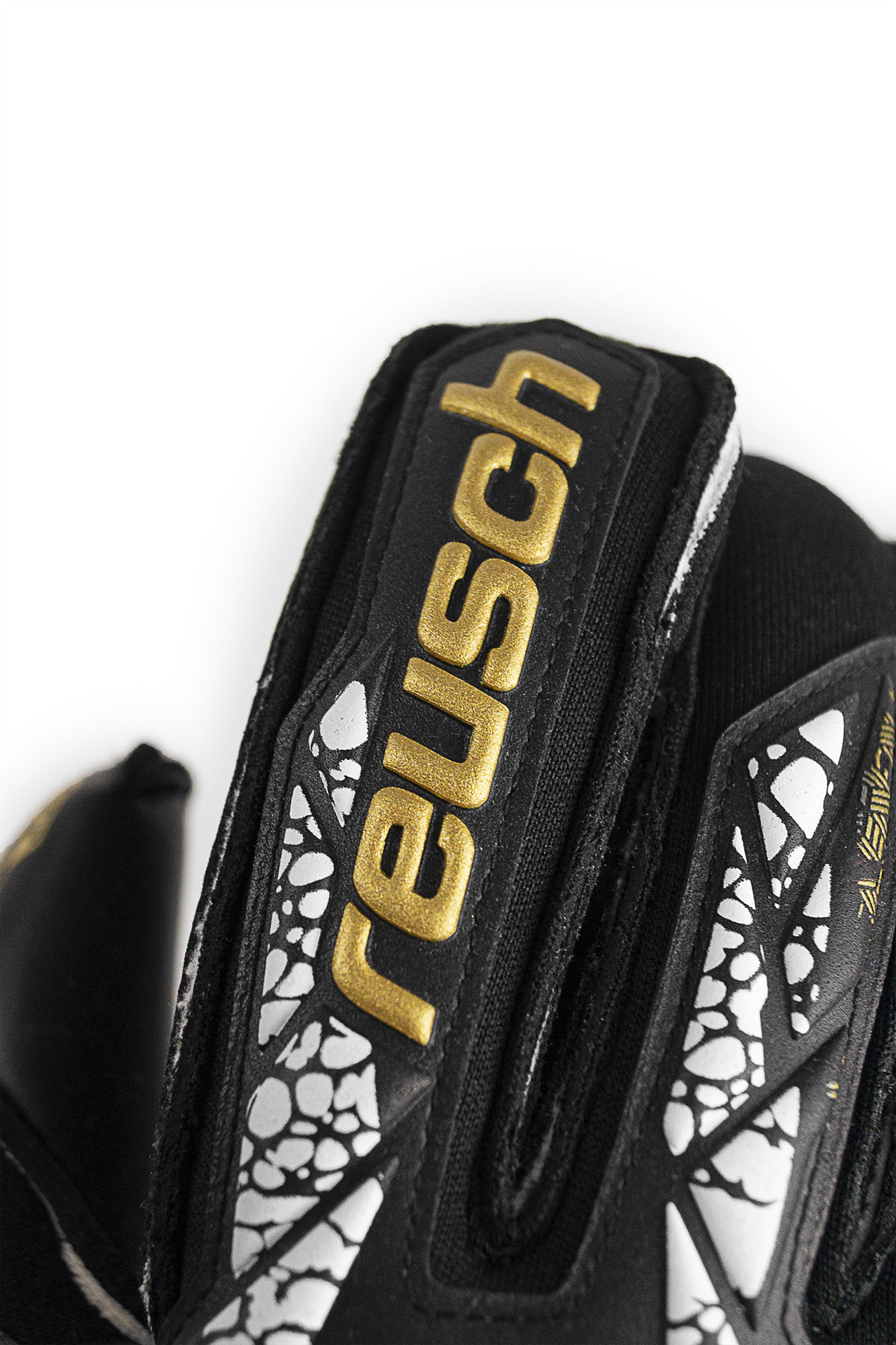 REUSCH ATTRAKT GOLD X EVOLUTION CUT FINGER SUPPORT BLACK/GOLD/WHITE