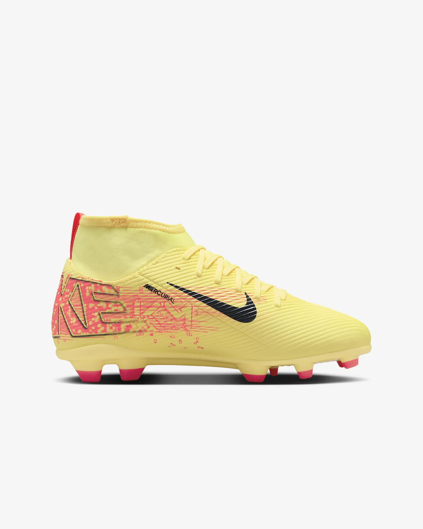 NIKE JR MERCURIAL SUPERFLY 10 CLUB KM LIGHT LASER ORANGE/ARMORY NAVY