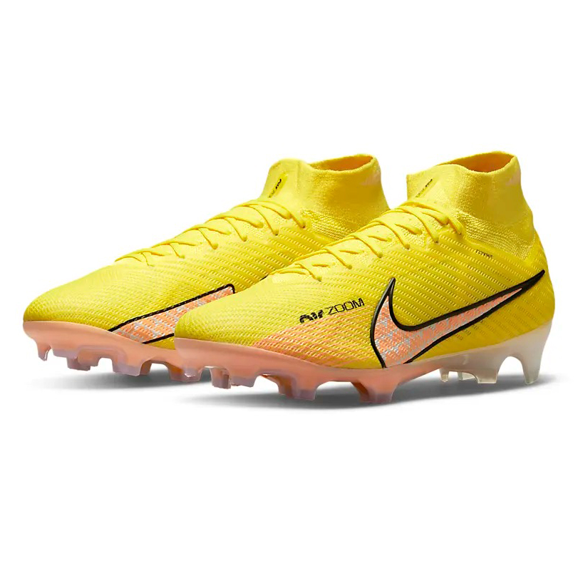 NIKE ZOOM SUPERFLY 9 ELITE FG YELLOW STRIKE SUNSET