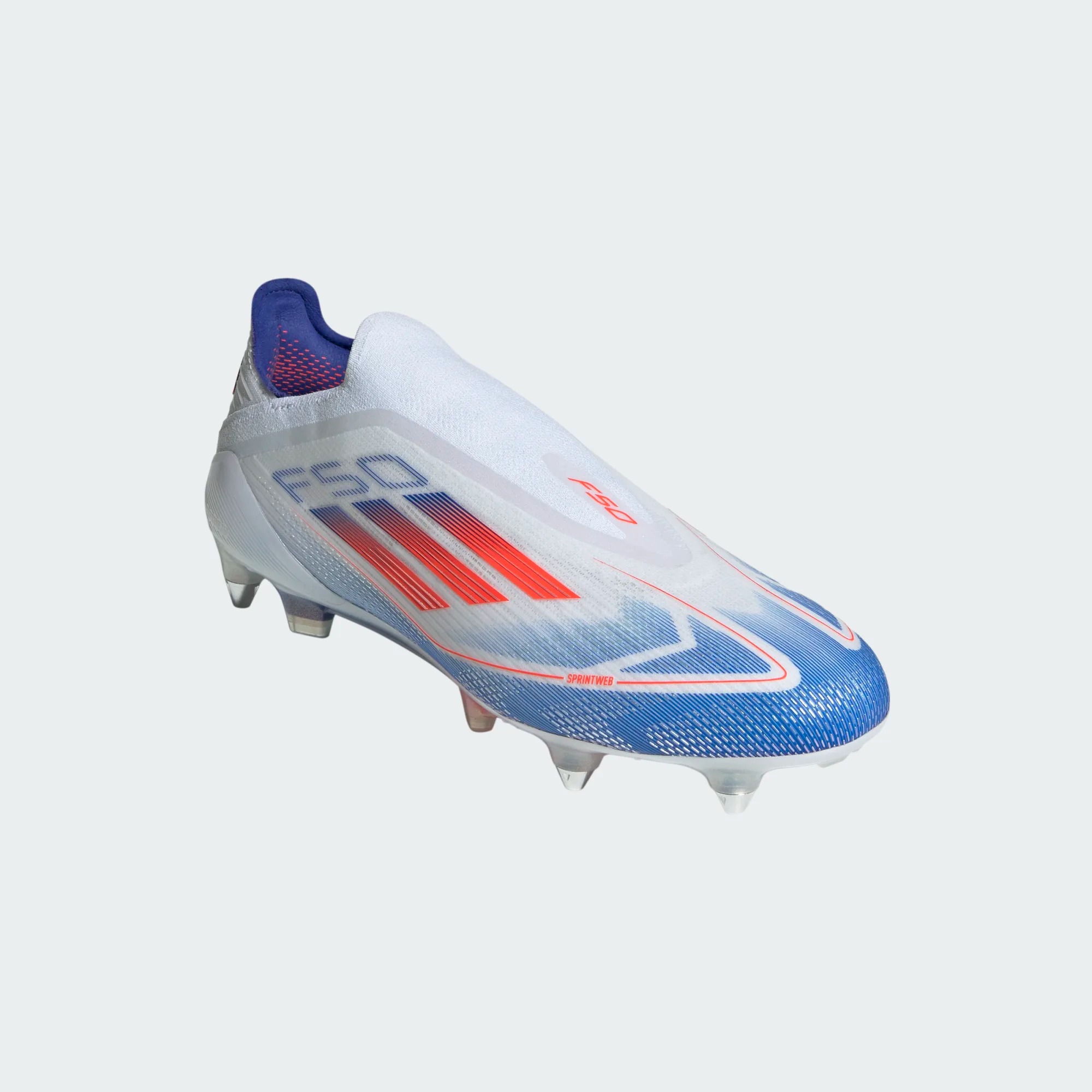 ADIDAS F50 ELITE LL SG WHITE/SOLAR RED/LUCID BLUE