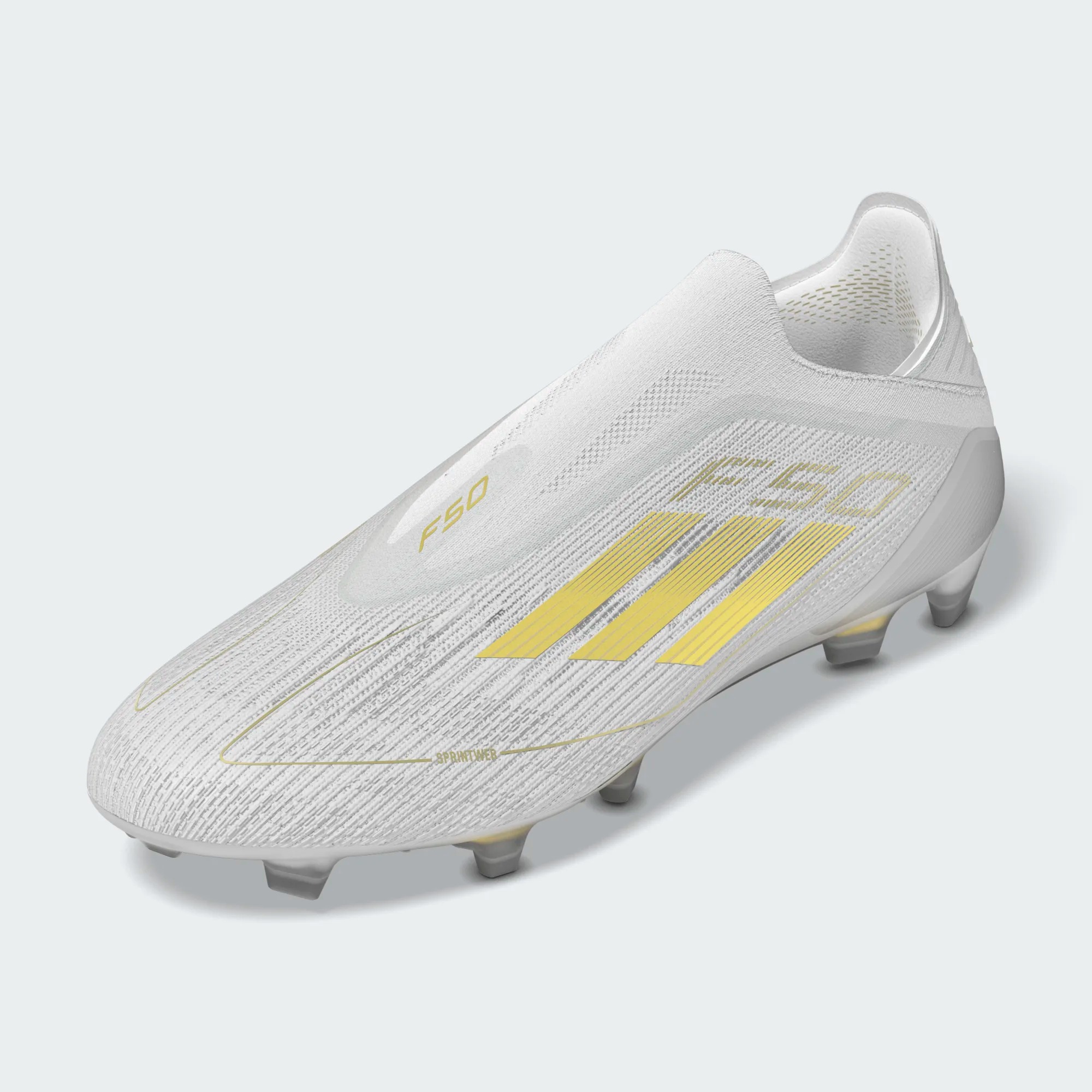 ADIDAS F50 ELITE LL FG FOOTWEAR WHITE/GOLD METALLIC/FOOTWEAR WHITE 