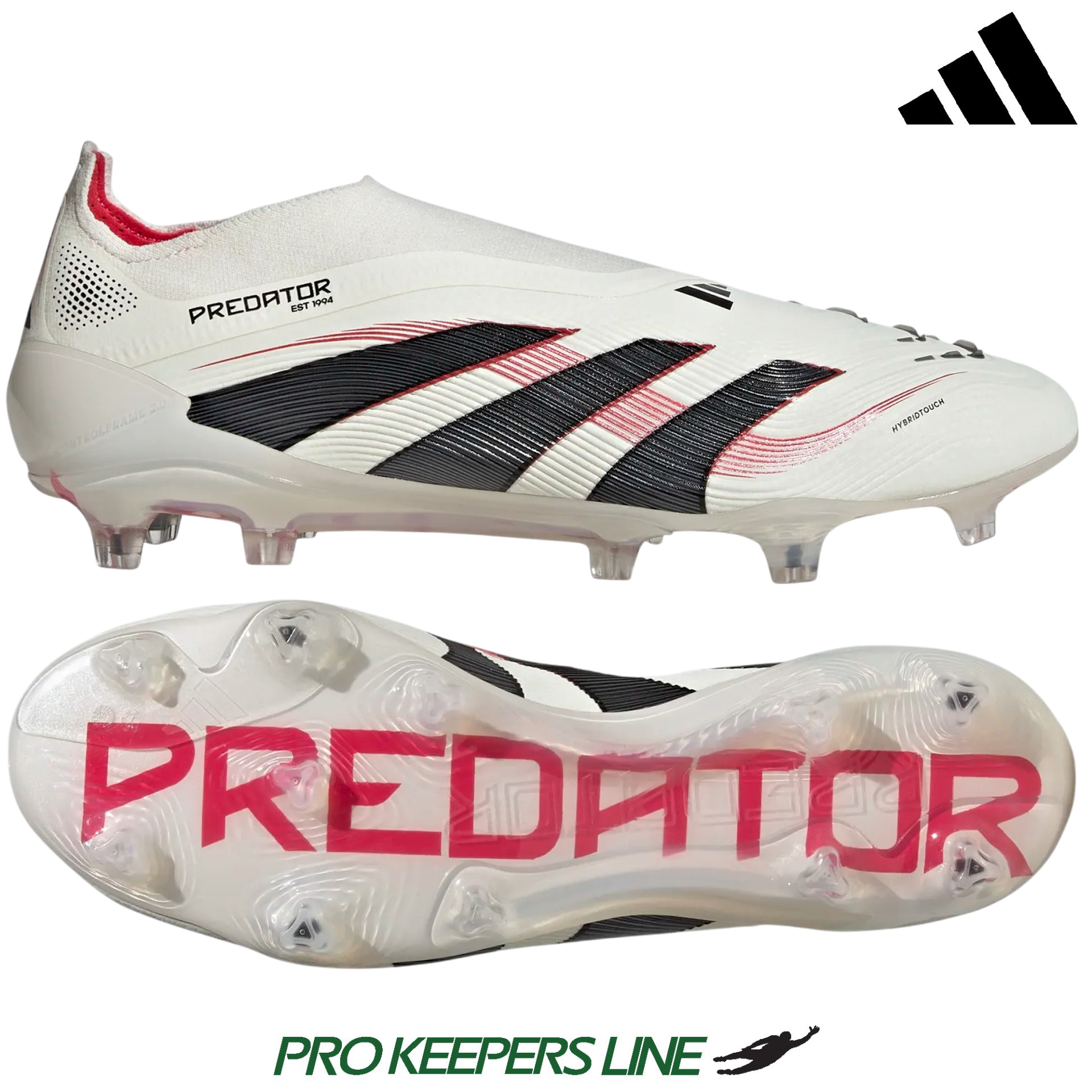 ADIDAS PREDATOR ELITE LL FG OFF WHITE/CORE BLACK/PURE RUBY