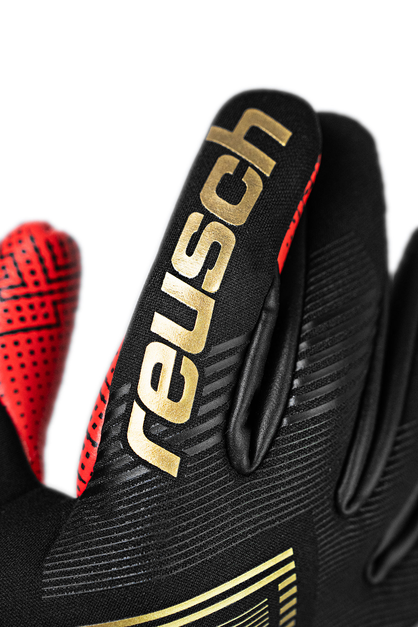 REUSCH FASTGRIP GOLD X GLUPRINT BLACK/GOLD/FIRY RED